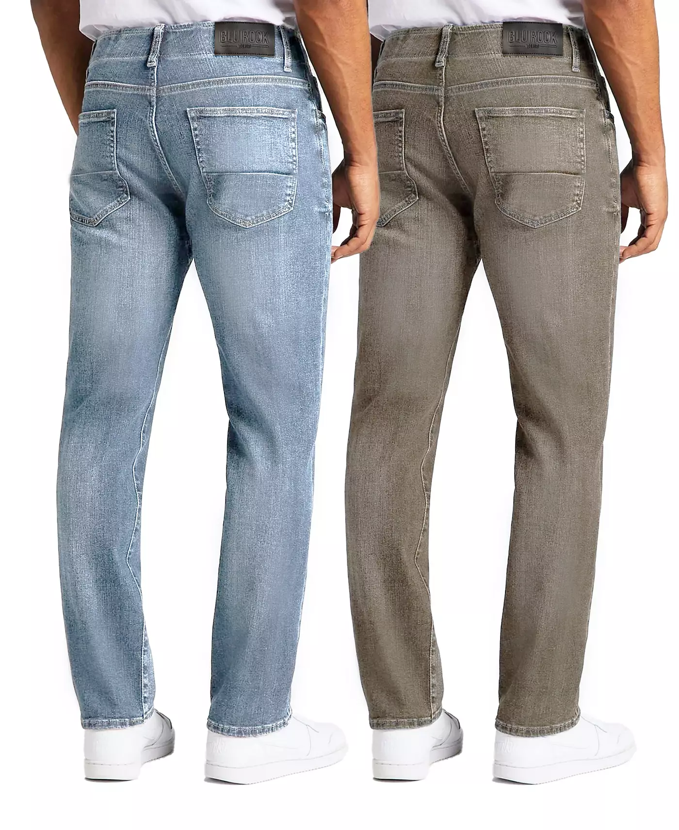 Мужские джинсы Blu Rock Flex Stretch Slim Straight, упаковка из 2 шт.