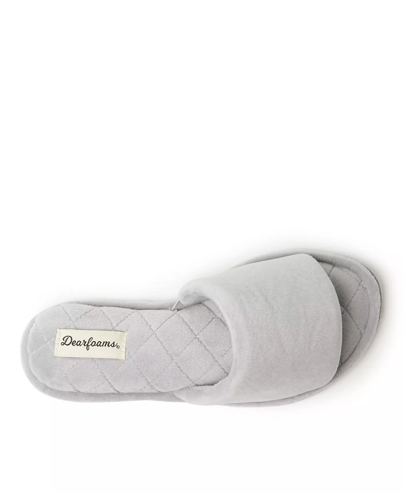 Женские шлепанцы Dearfoams Beatrice из микрофибры Velour Side Gore, только онлайн