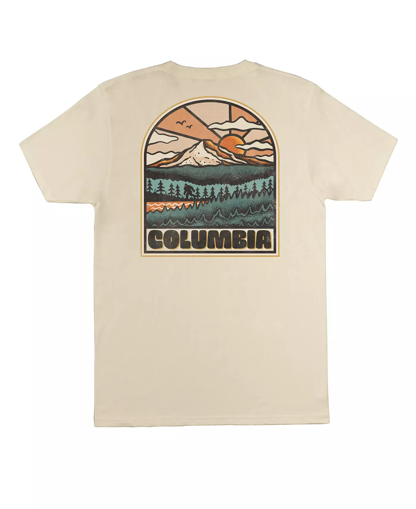 Мужская футболка Columbia Nitro с коротким рукавом и графическим принтом