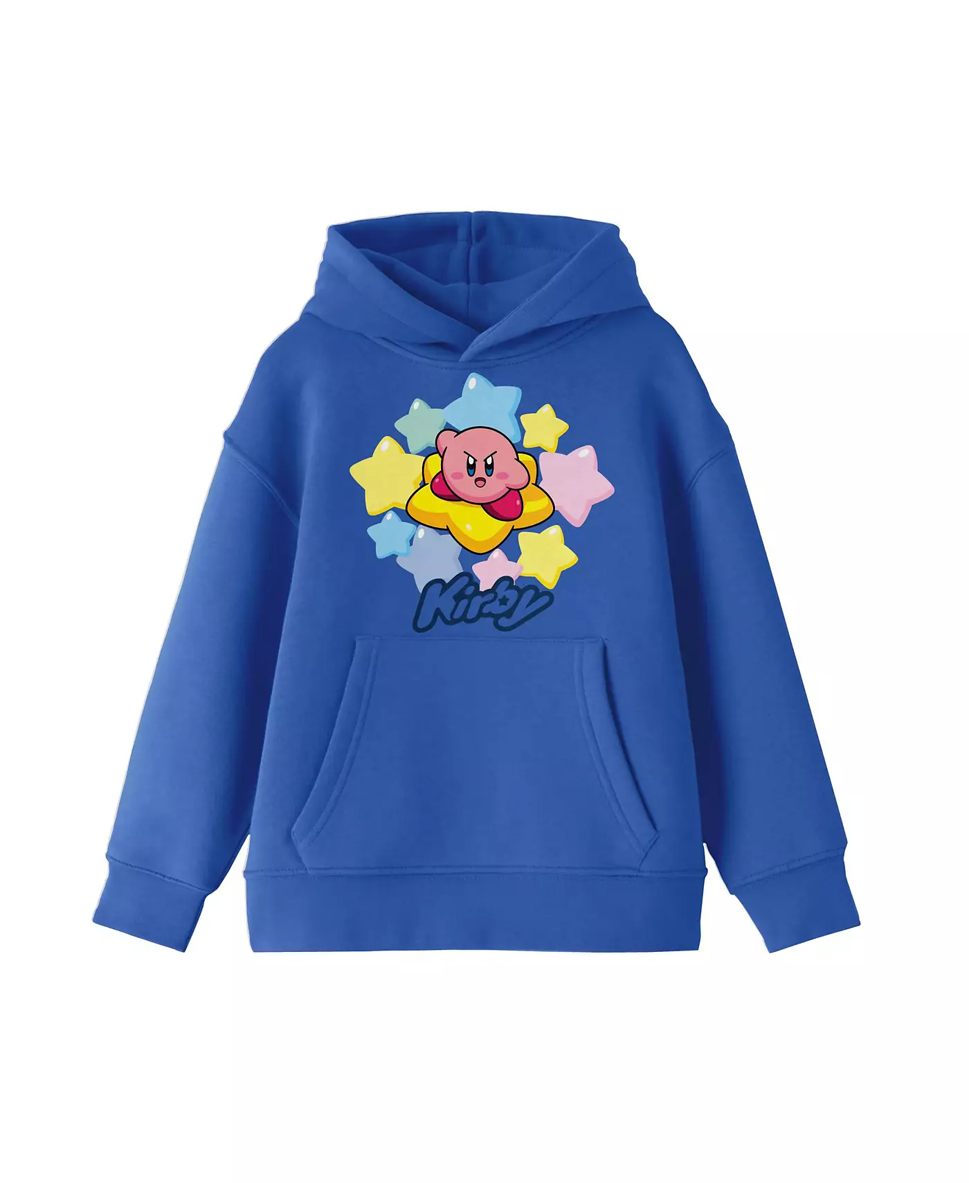 Толстовка Kirby's Dream Land Boys Kirby Warp Star Ride Youth Royal Blue