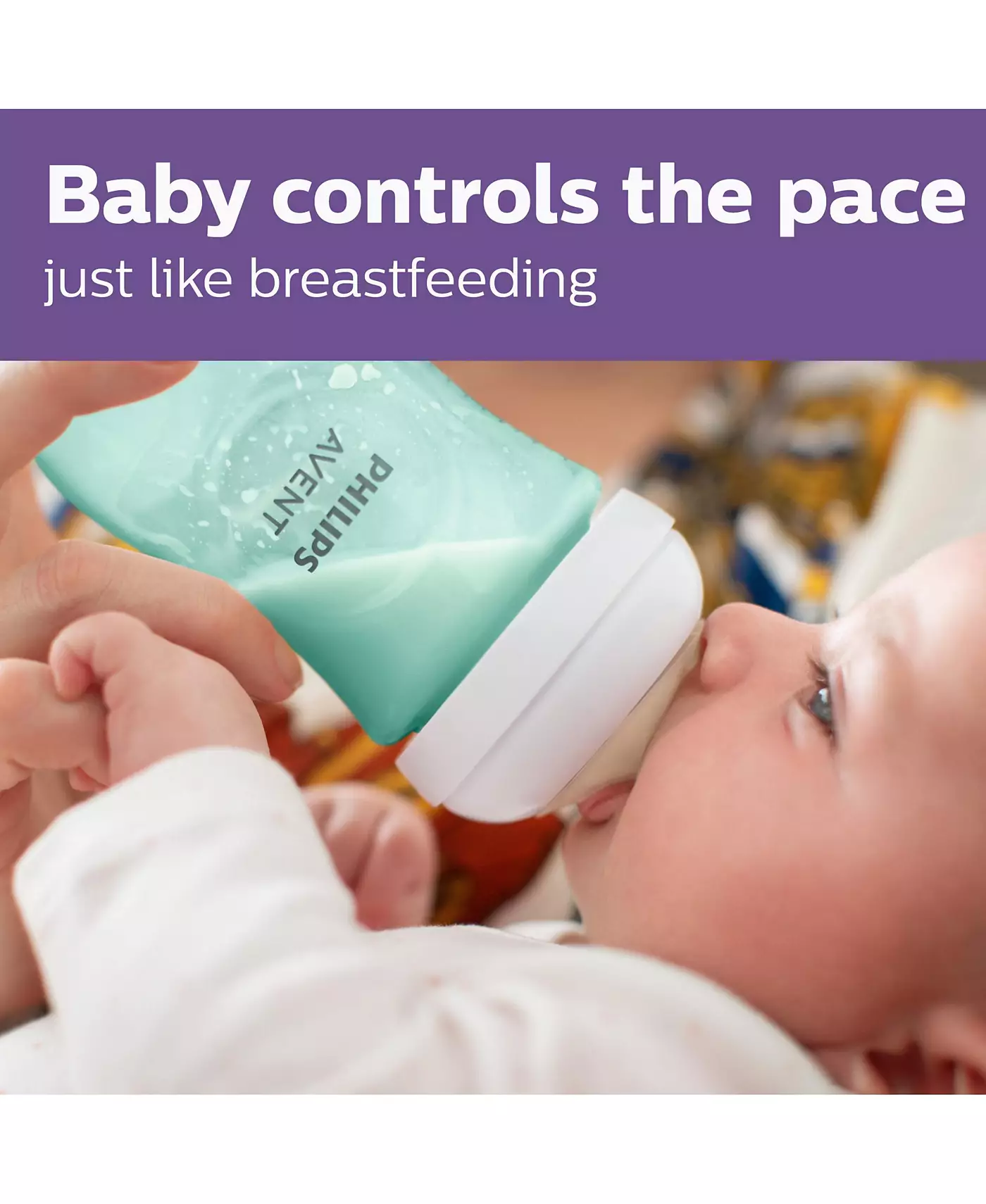 Бутылочка Philips Avent Natural Baby с соской Natural Response, подарочный набор Teal Baby