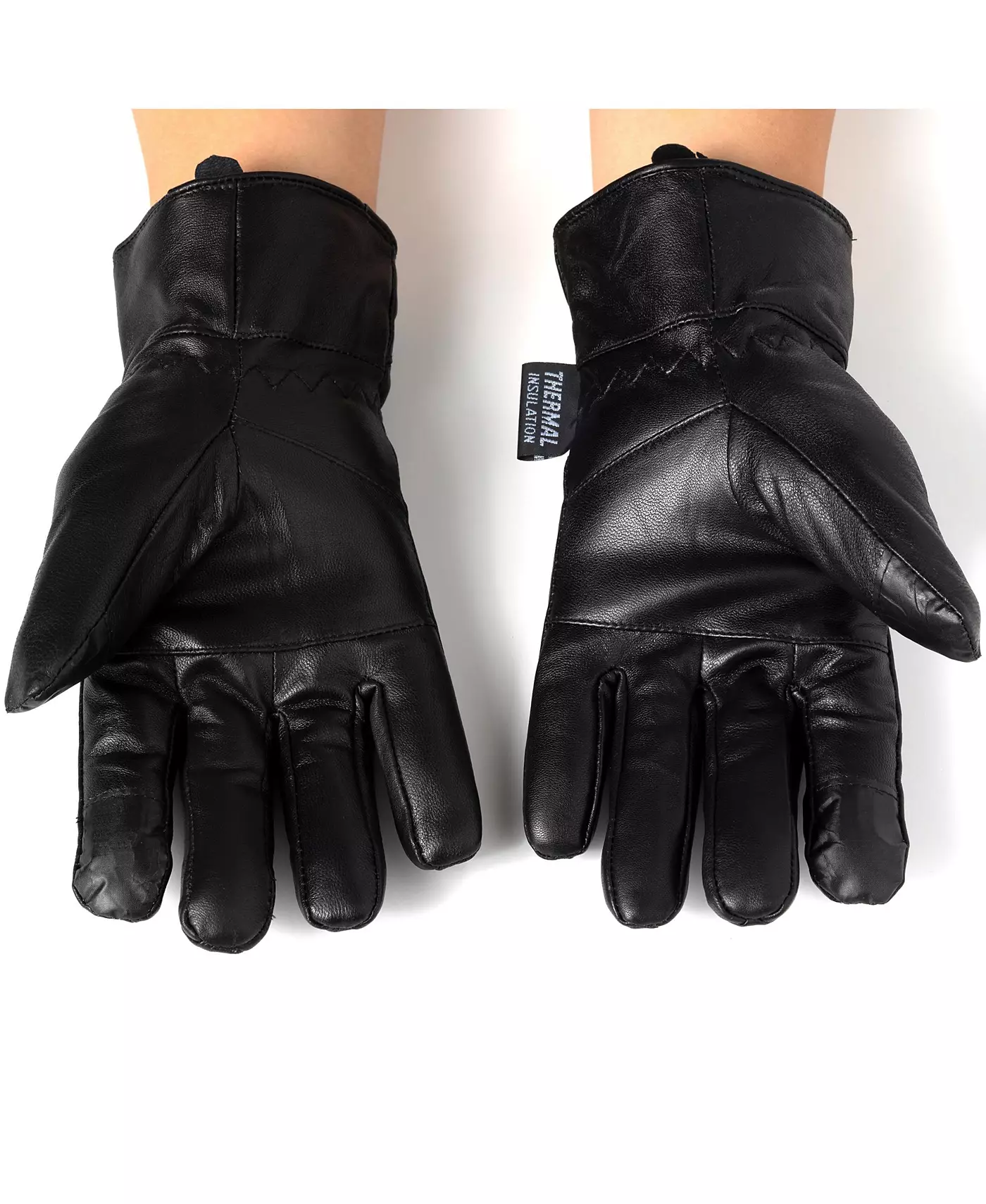 Мужские перчатки Alpine Swiss для сенсорных экранов, кожаные термоперчатки с подкладкой для отправки текстовых сообщений по телефону