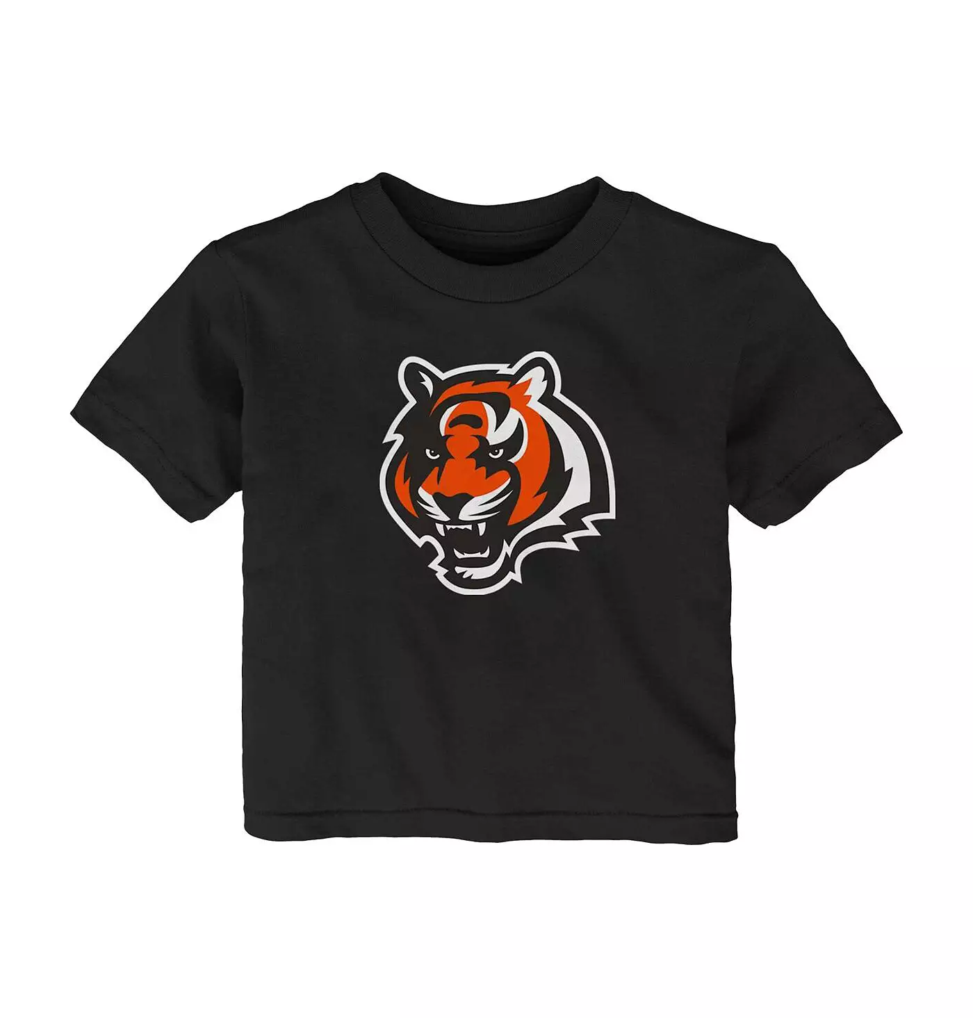 Футболка Outerstuff Baby Boys and Girls Black Cincinnati Bengals Primary Logo