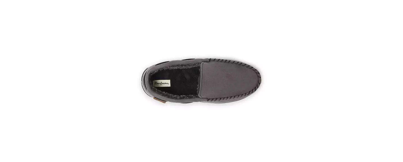 Мужские мокасины Dearfoams Keaton из микрозамши, домашние тапочки