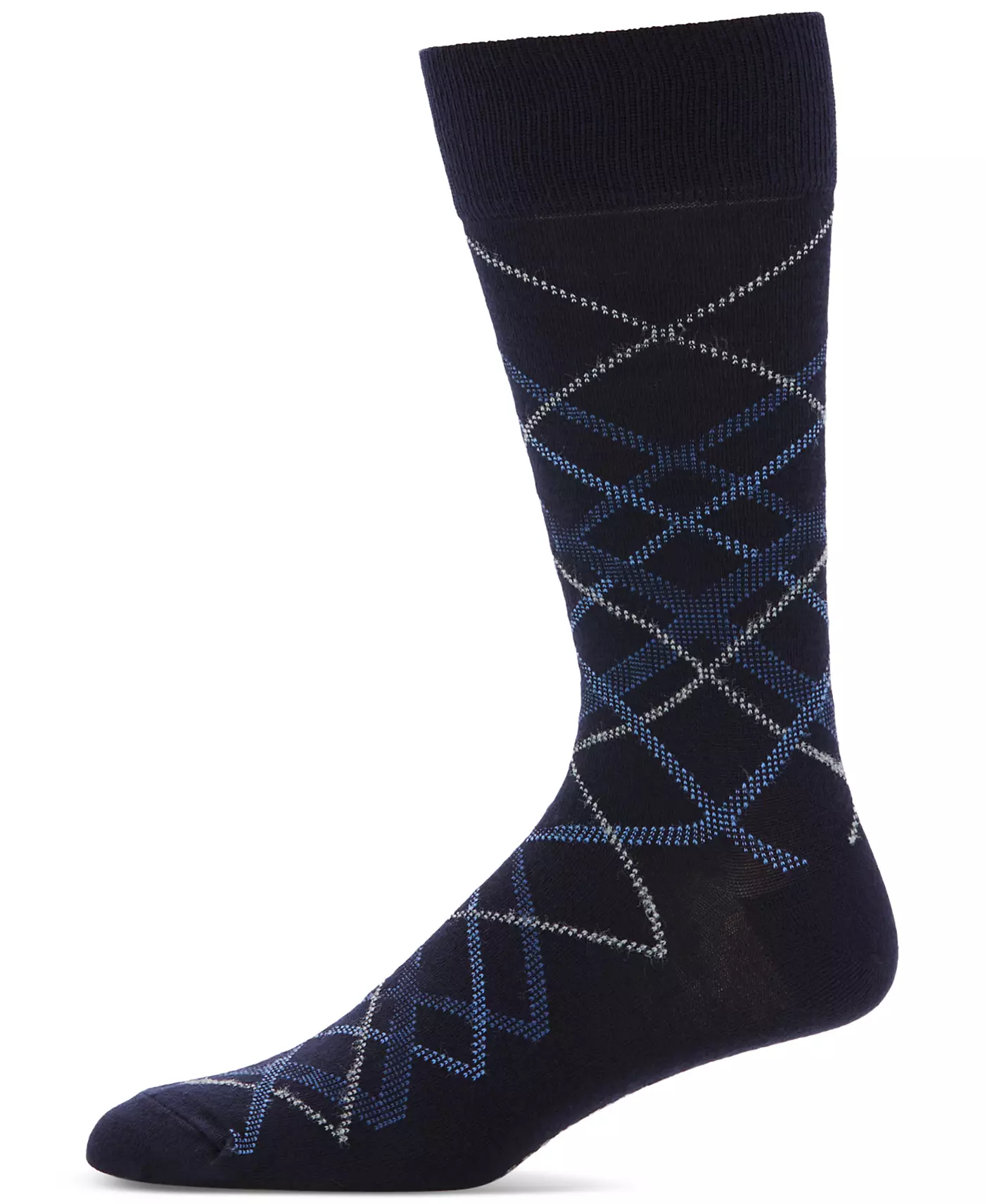 Мужские носки Perry Ellis Portfolio Diagonal Plaid Dress Socks