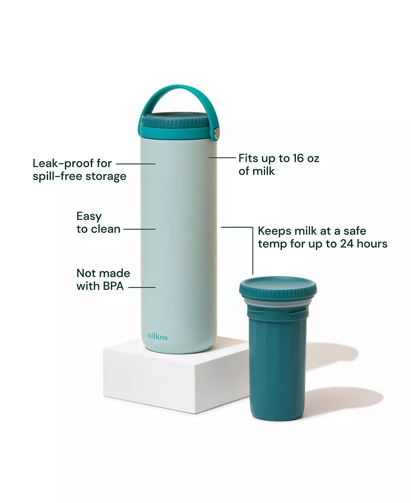 Переносной охладитель молока Willow, бирюзовый