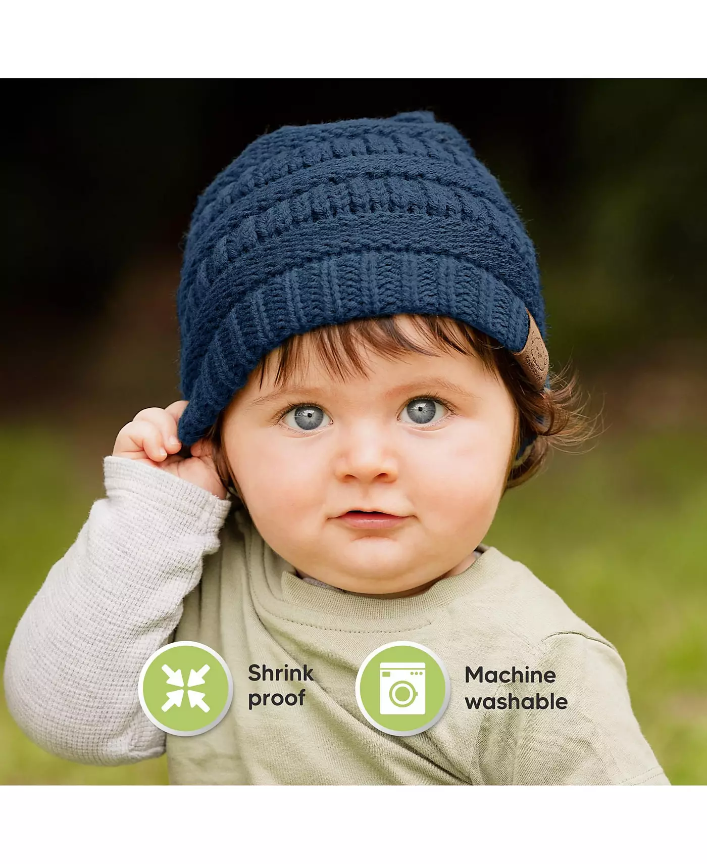 KeaBabies 3 пары теплых детских шапок, детские шапки 0-36 месяцев, детские зимние шапки для новорожденных, младенцев, малышей, мальчиков, девочек