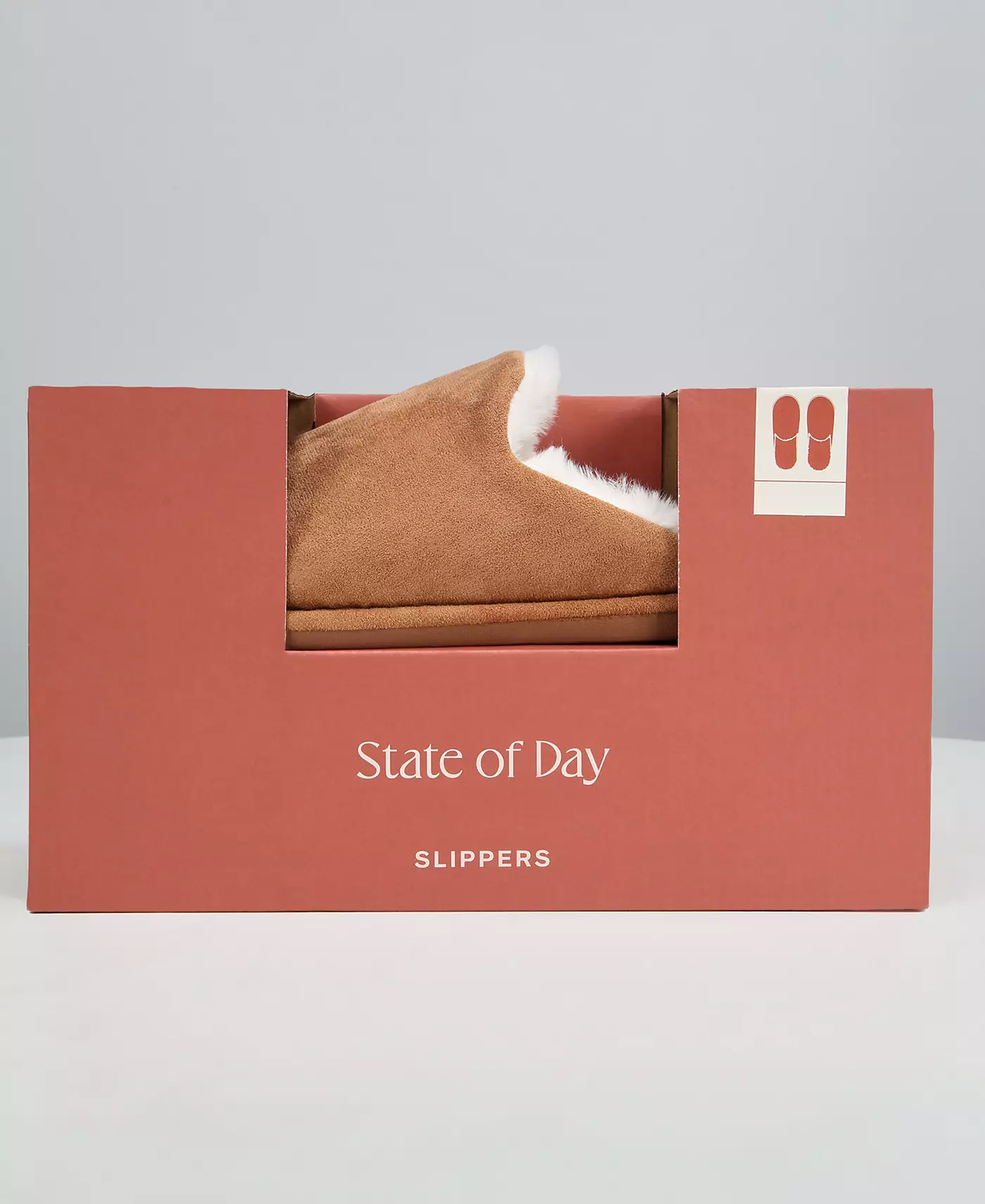 Женские тапочки State of Day из искусственной замши в коробке