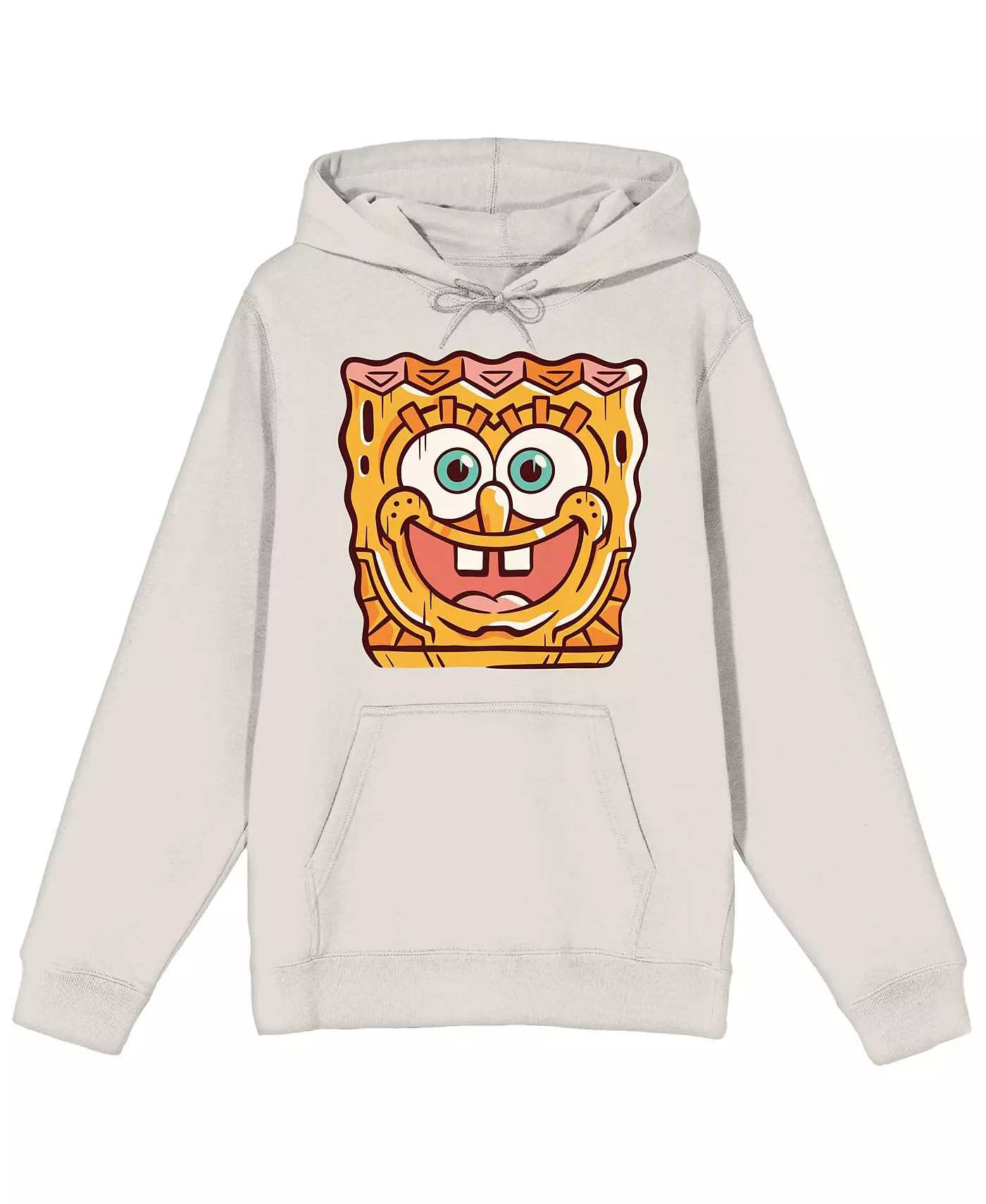 Мужская толстовка с капюшоном SpongeBob SquarePants Smiling Adult Sand Graphic - Small
