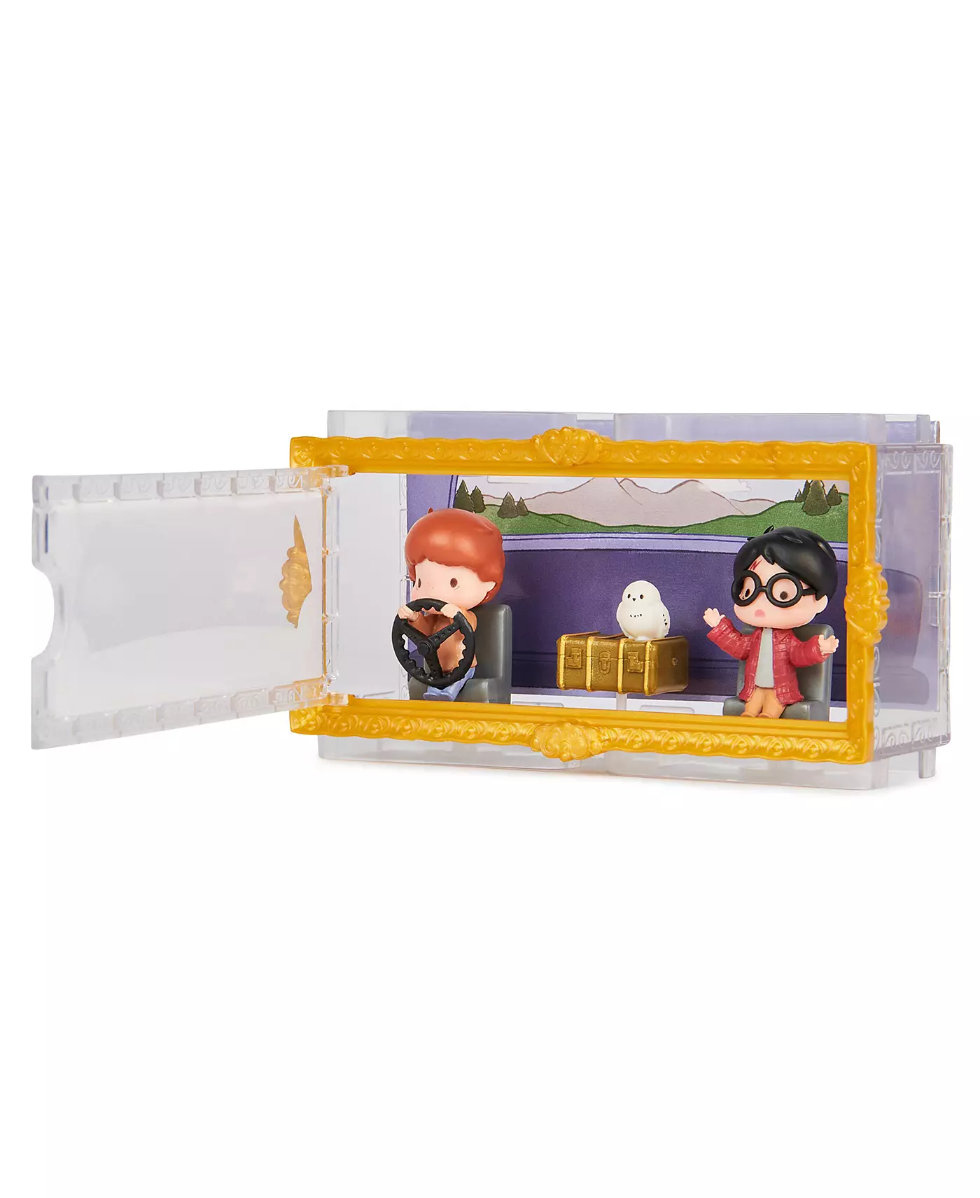 Волшебный мир Гарри Поттера, набор фигурок летающих машин для второго года жизни с Гарри, Роном и Хедвиг