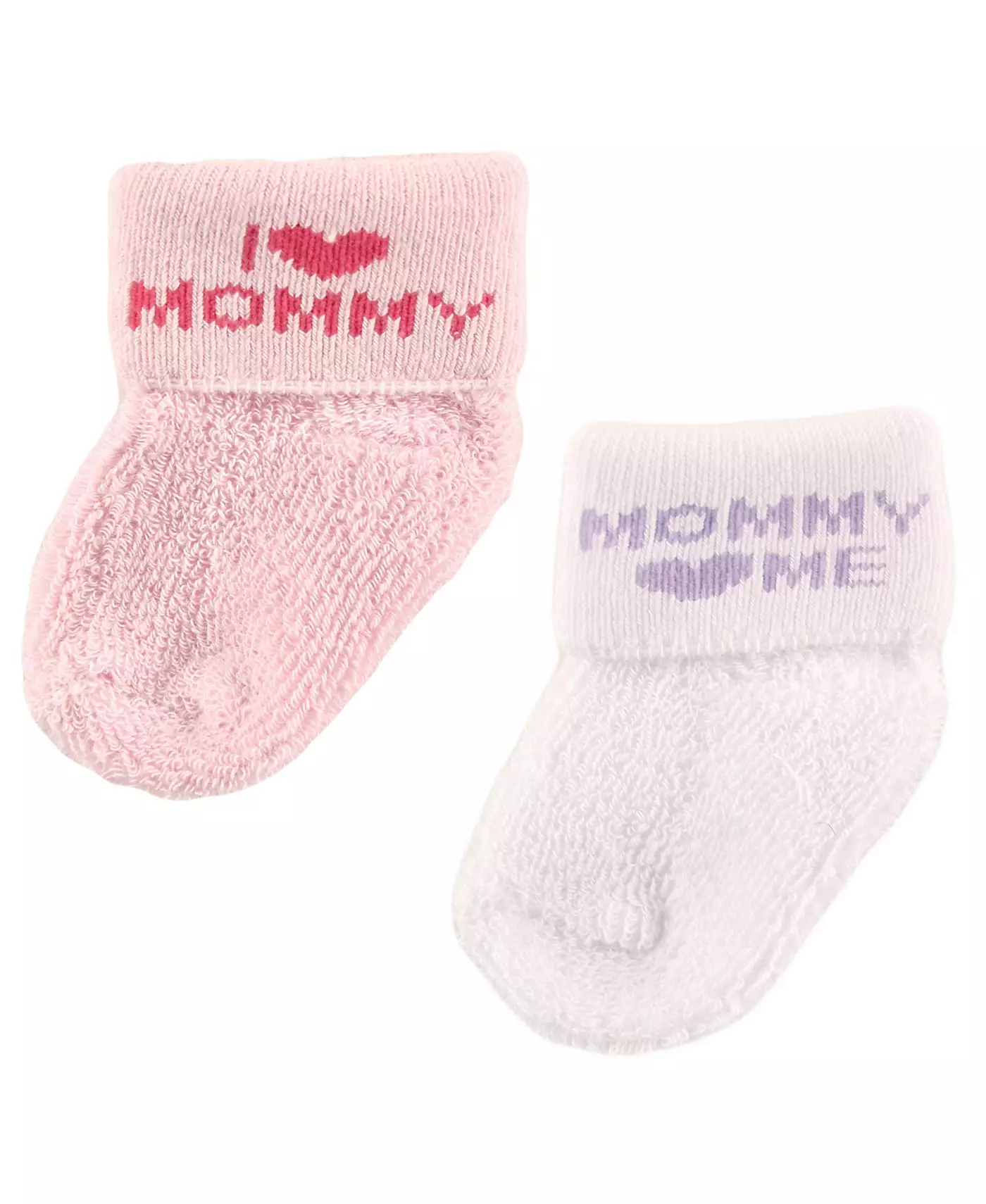 Носки Luvable Friends Baby Girls Grow with Me из хлопка и махровых тканей