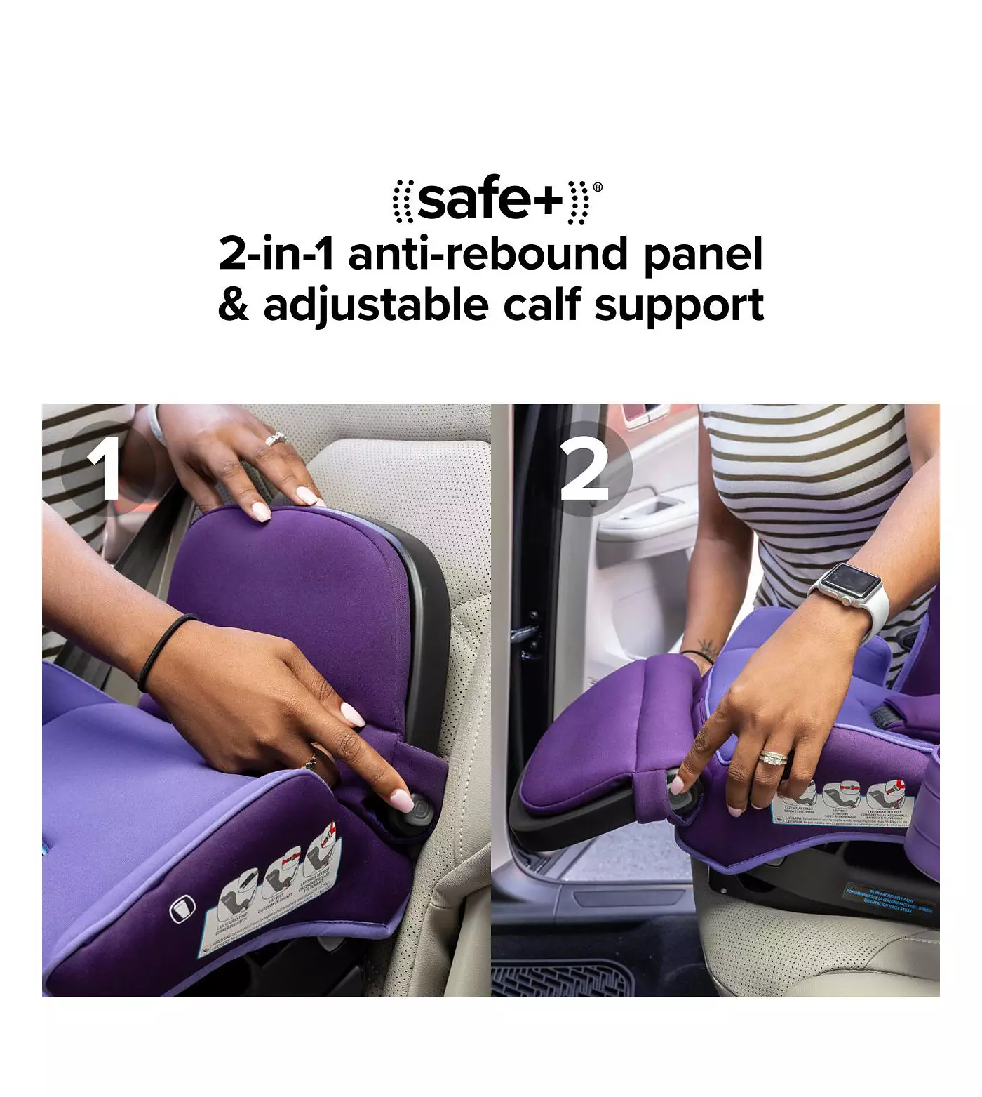 Детское автокресло-трансформер Diono Radian 3RXT Max SafePlus All-in-One, фиолетовый Wildberry