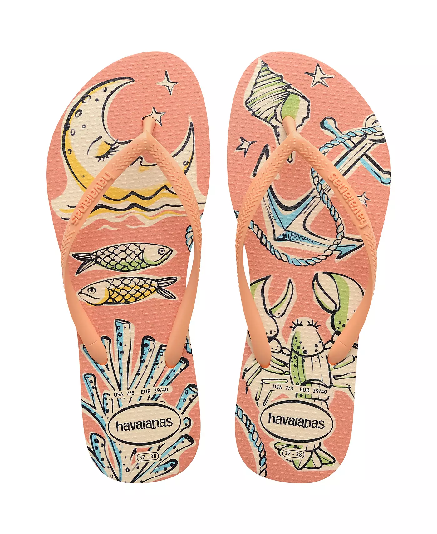 Женские тонкие супер свежие сандалии Havaianas Slim Slip On