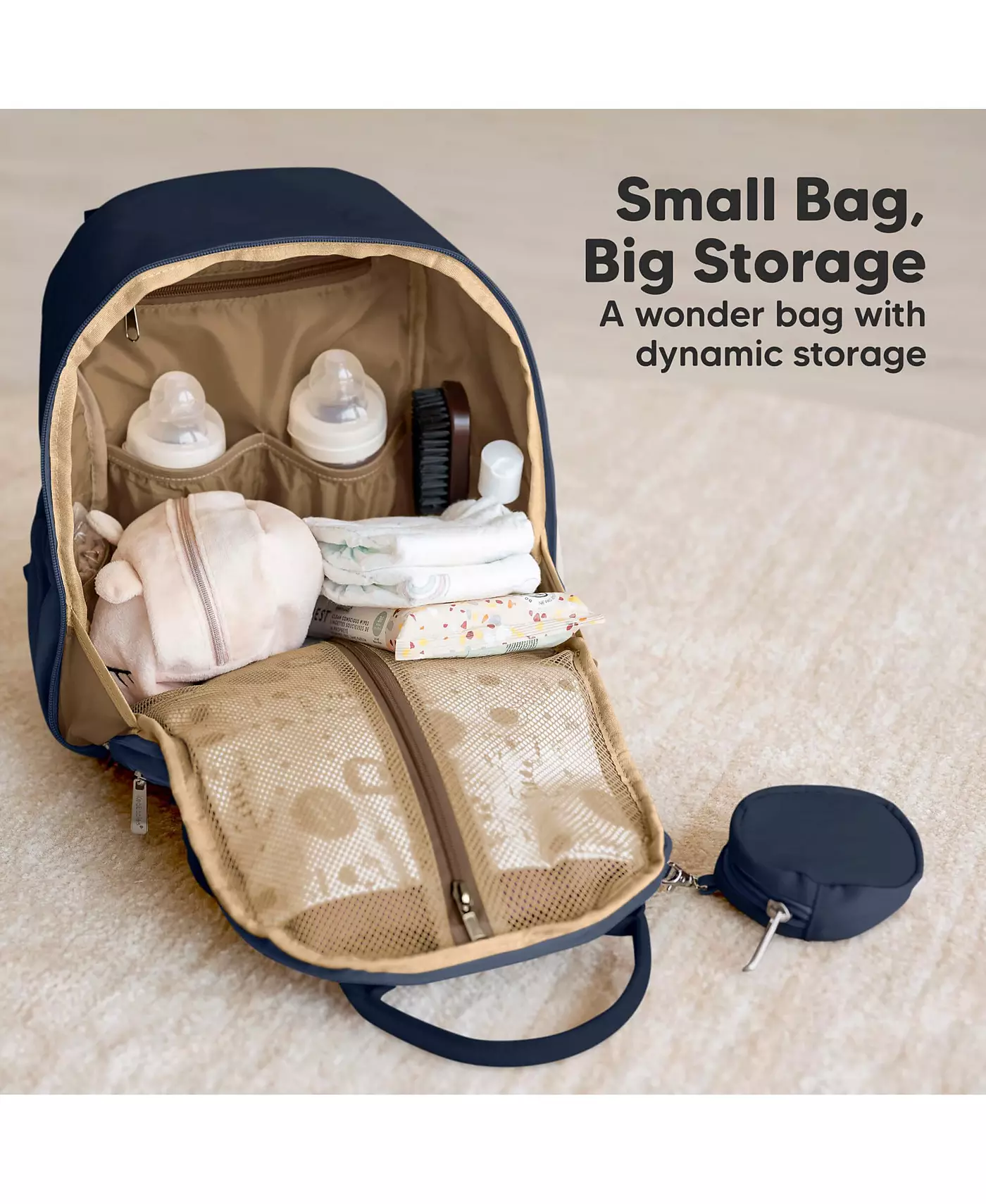 Рюкзак-сумка для подгузников KeaBabies Play поставляется с переносным пеленальным столиком, детской сумкой для мамы, необходимыми вещами для путешествий с ребенком