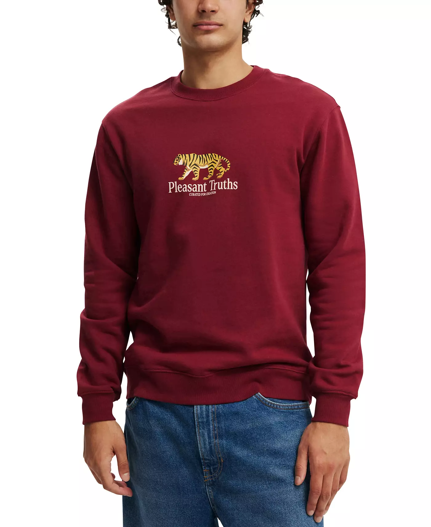 Мужская флисовая толстовка COTTON ON Graphic Crew