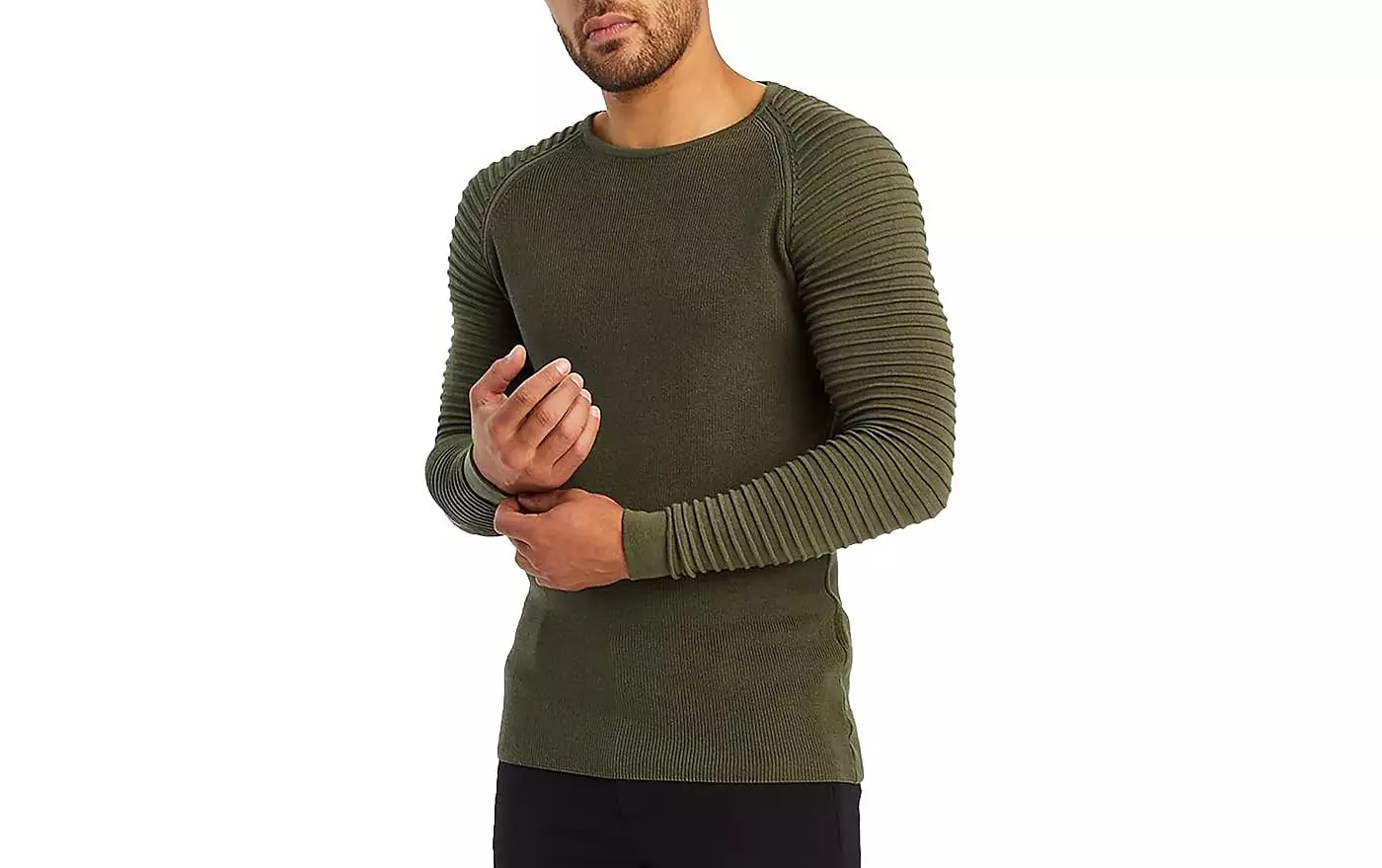 Мужской вязаный пуловер Leif Nelson