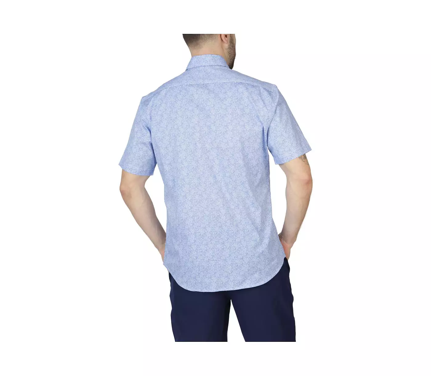 Рубашка с короткими рукавами из эластичного поплина Tailorbyrd