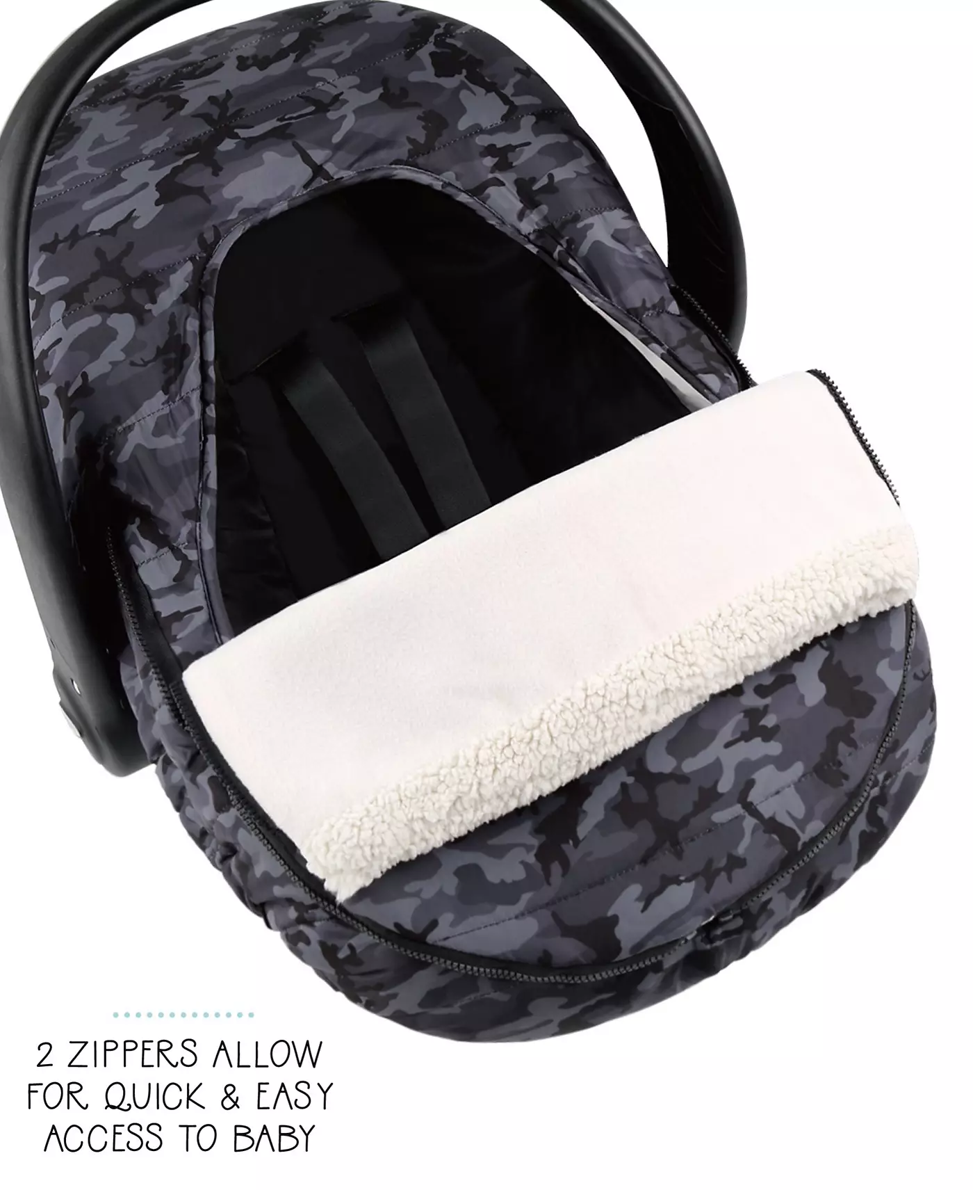 Чехол на автокресло Peanutshell, зимний навес на автокресло, чехол на автокресло для мальчиков, черный камуфляж