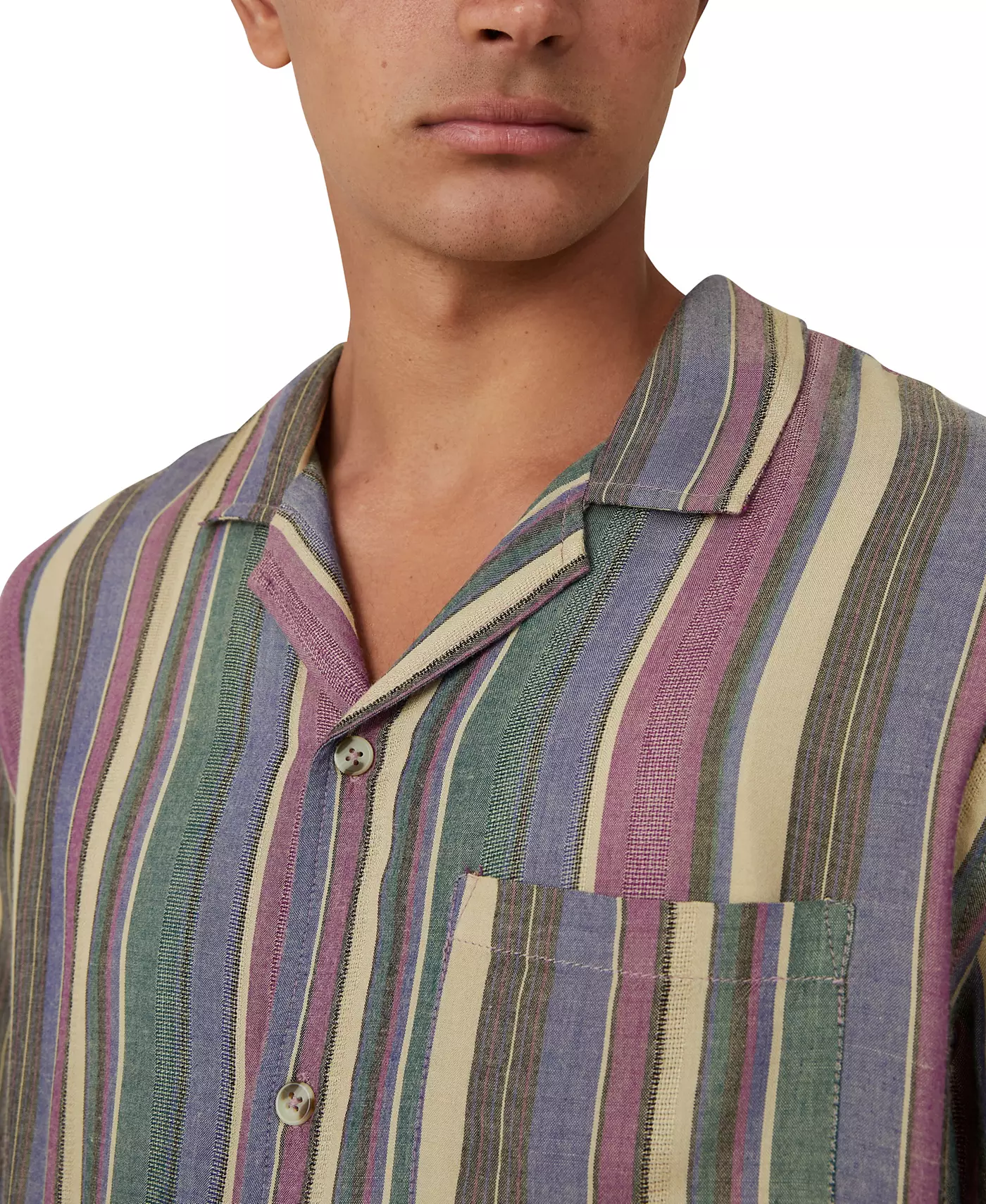 Мужская рубашка COTTON ON Riviera с коротким рукавом