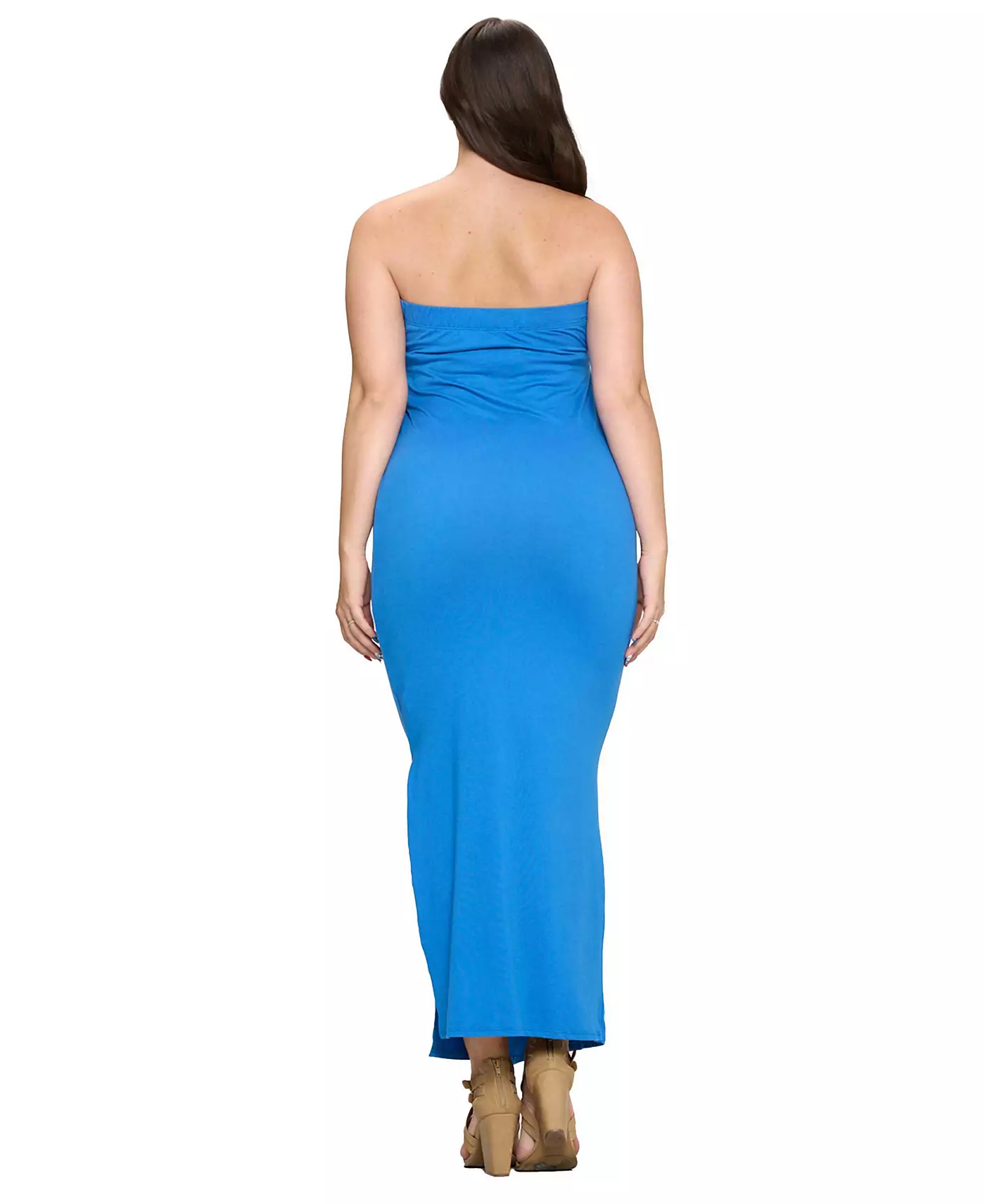 LIVD Плюс Размер Камуфляжное Платье Без Рукавов С Разрезом