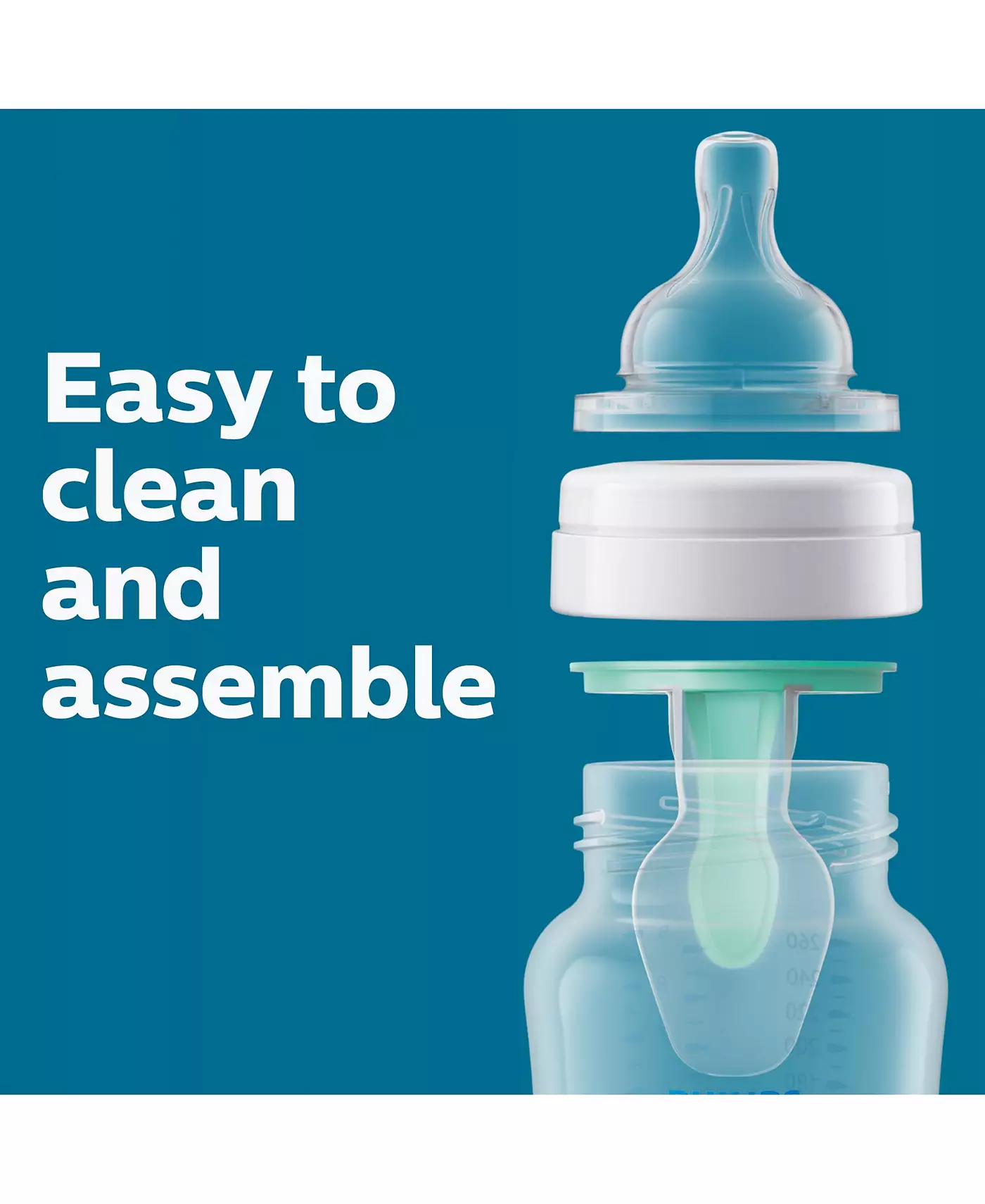 Детская бутылочка Philips Avent Anti-colic с клапаном AirFree, 9 унций, 4 шт.