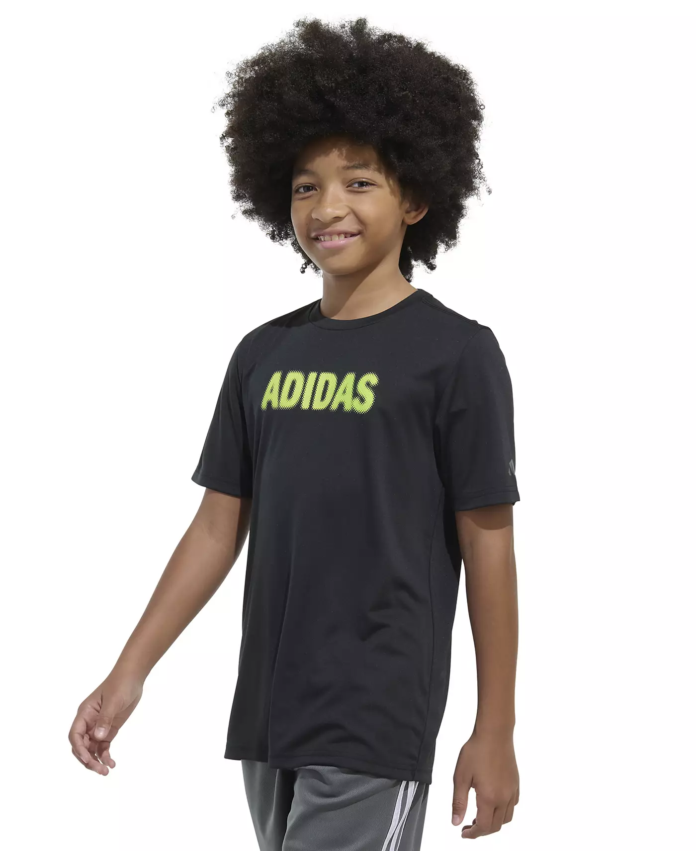 Футболка с короткими рукавами и графическим логотипом adidas Big Boys