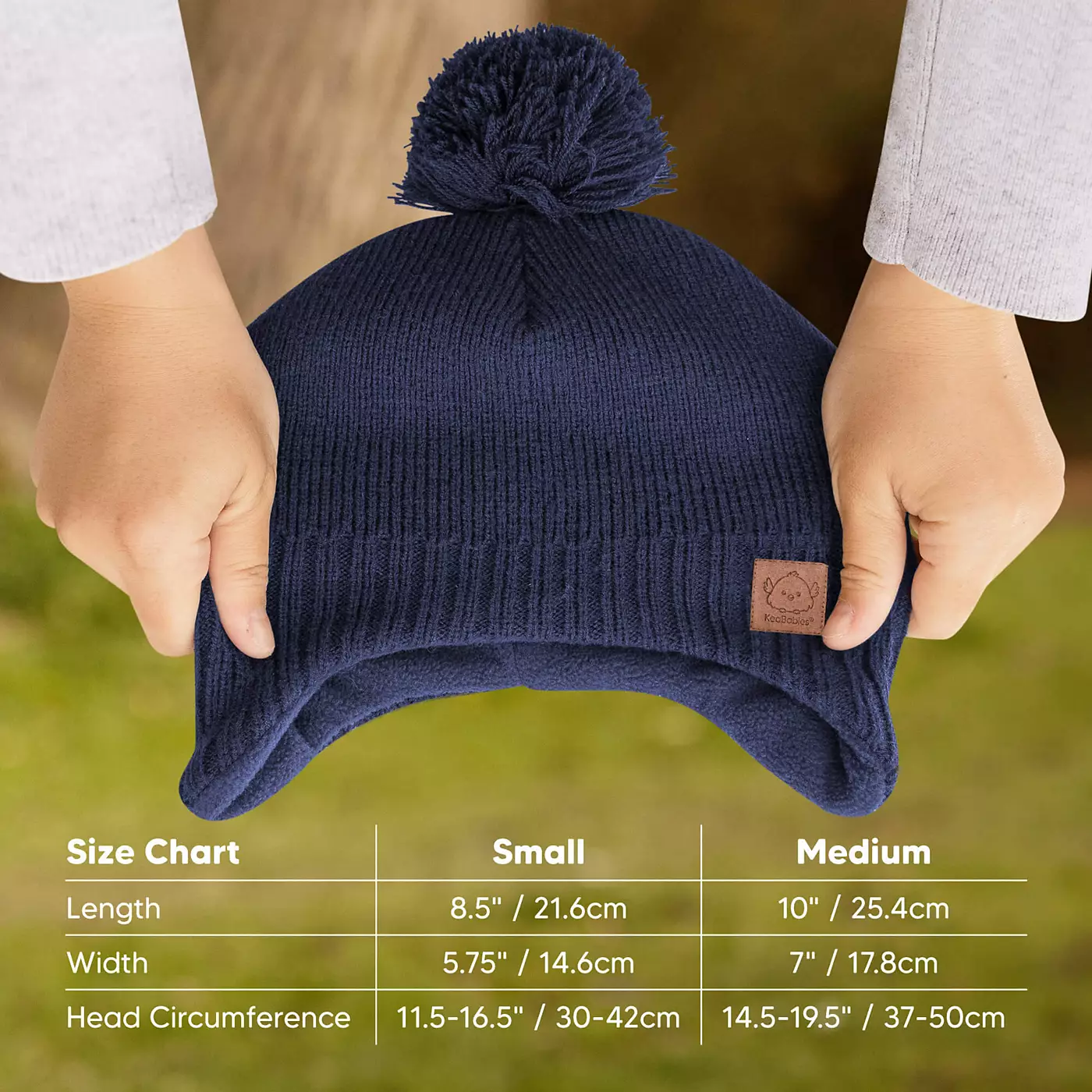 KeaBabies Muff Baby Beanie, Детская шапка для мальчиков, девочек, Зимние шапки для детей, новорожденных, младенцев, малышей 0-36 месяцев
