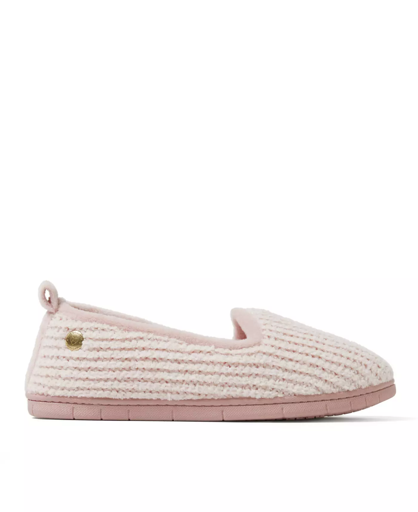 Женские тапочки Dearfoams Rachel Marled Chenille с закрытым задником