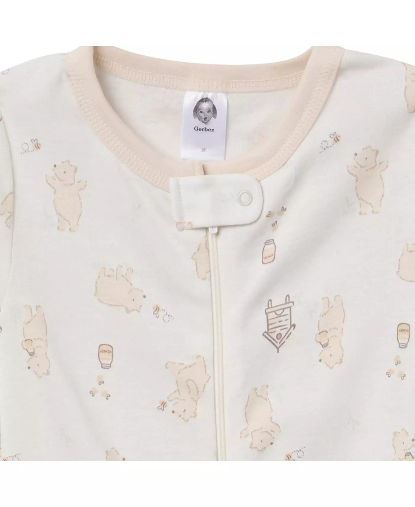 Пижама Gerber Baby для девочек Snug Fit без ножек, 3 шт. в упаковке