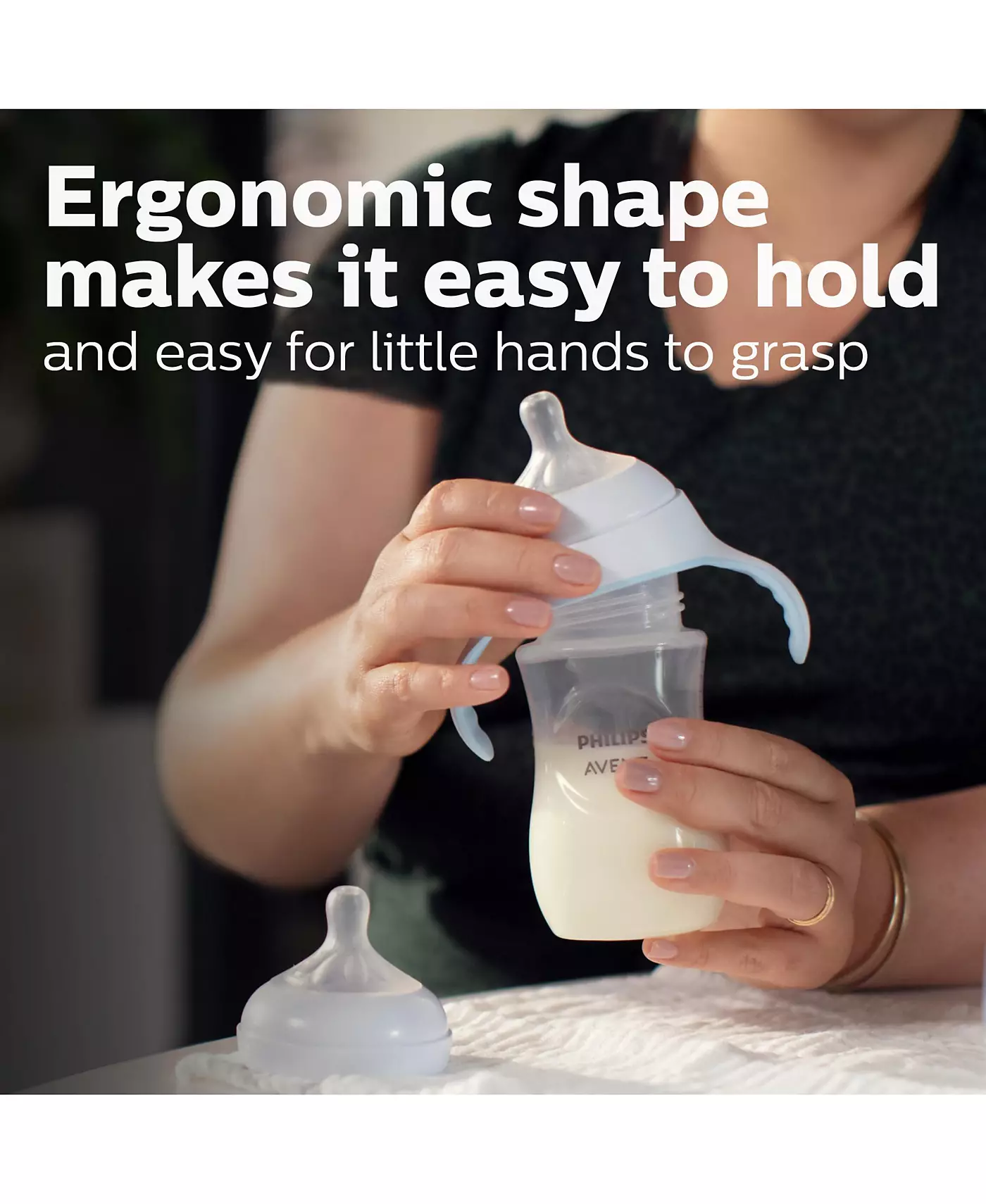 Бутылочка Philips Avent Natural Baby с соской Natural Response, прозрачная, 9 унций, 4 шт.