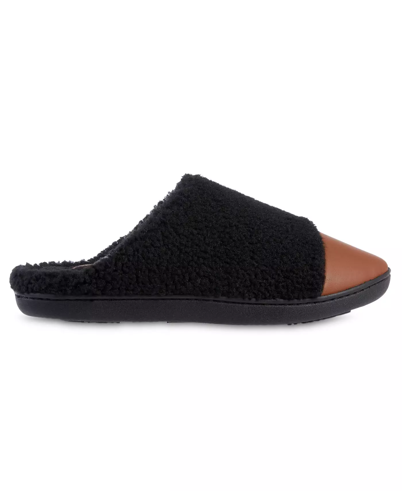 Isotoner Signature женские тапочки Tinsley Leather Berber Clog Comfort из пены с эффектом памяти