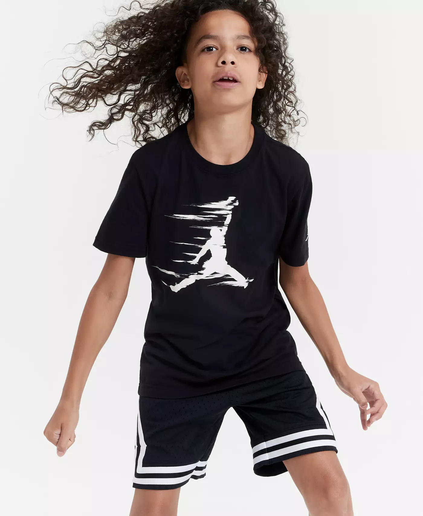 Футболка Jordan MVP Motion Jumpman с короткими рукавами и шорты Air Diamond Dri-FIT II