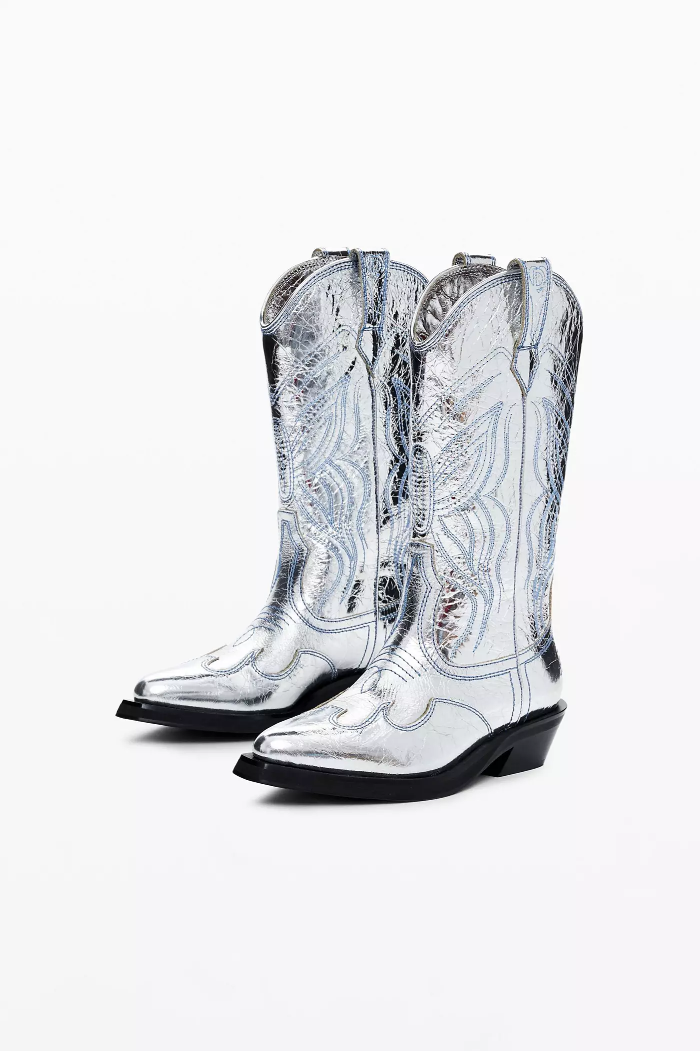 Женские ковбойские сапоги Desigual Metallic