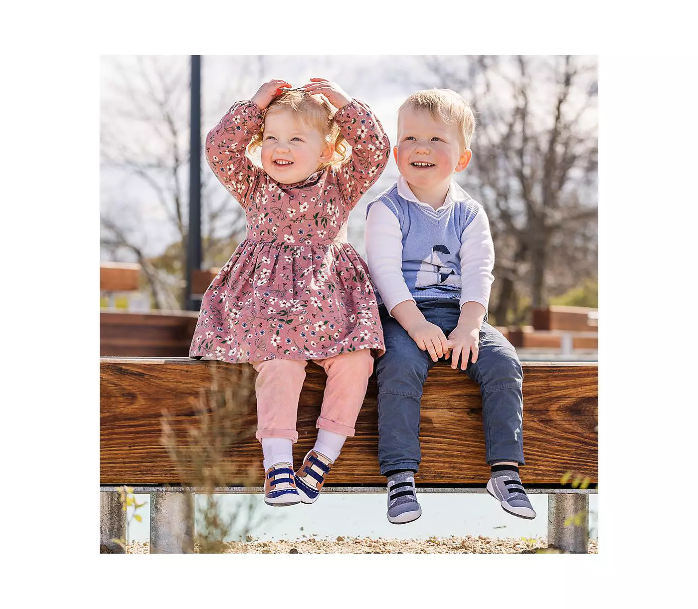 Komuello Младенцы Мальчики Дышащие Моющиеся Нескользящие Носки Обувь Ходунки - Коричневый