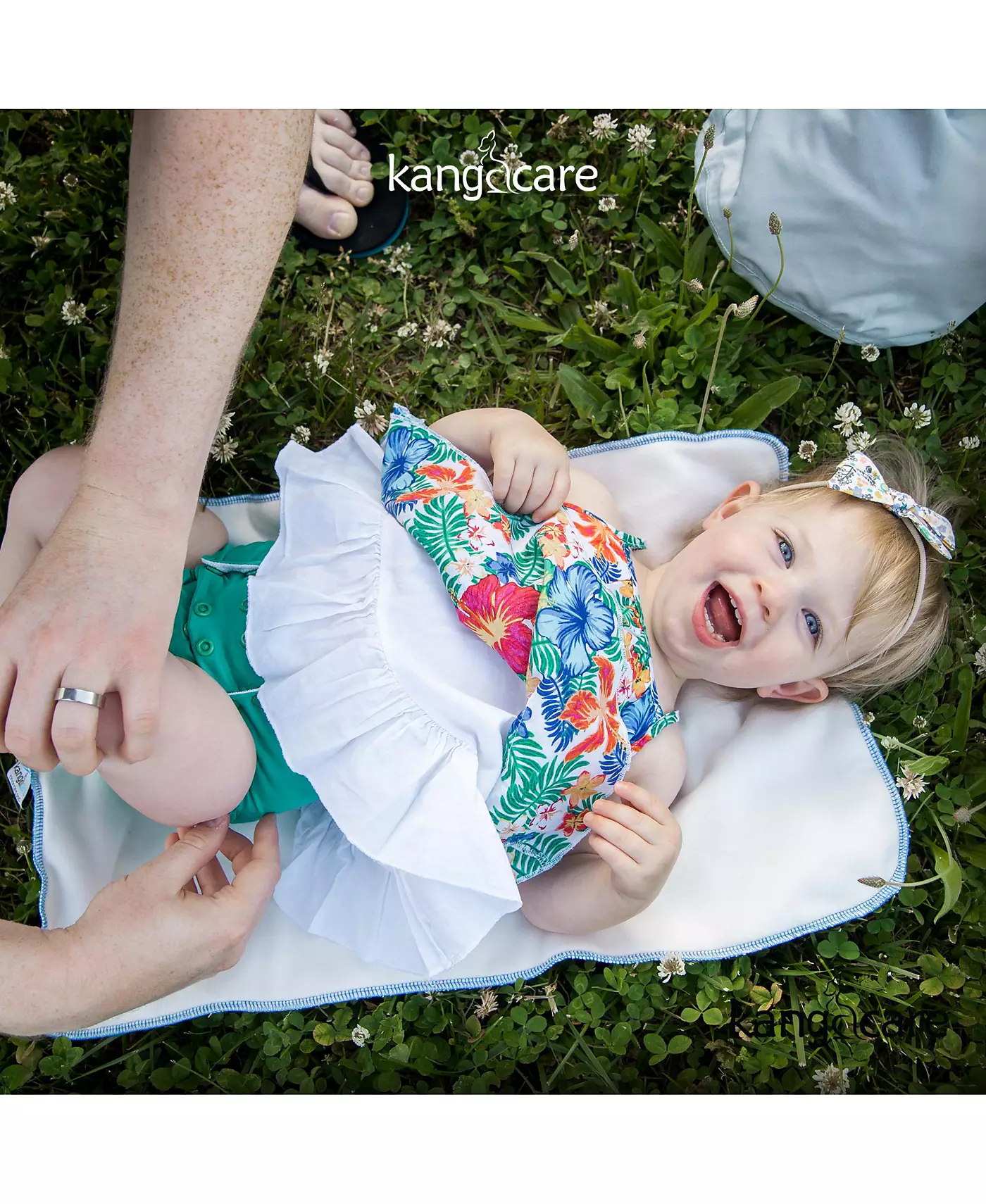 Многоразовый впитывающий и водонепроницаемый пеленальный коврик для малышей Kanga Care