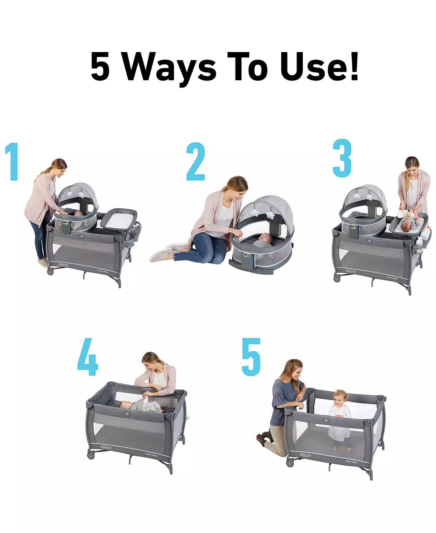 Игровые площадки Graco Pack and Play Travel Dome LX