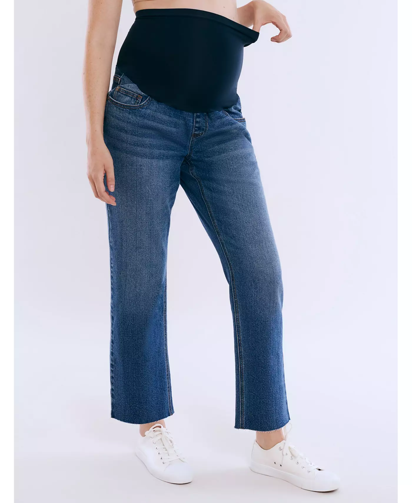 Материнство Материнство Женские Секретные Джинсы Fit Over the Belly Slim Straight Leg Джинсы - Материнство Материнство