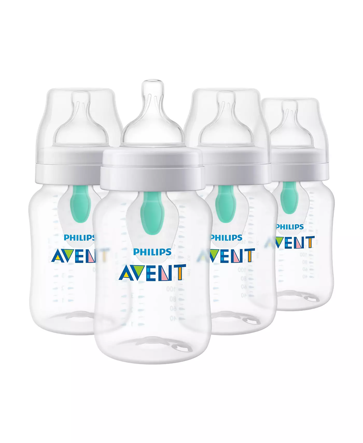 Детская бутылочка Philips Avent Anti-colic с клапаном AirFree, 9 унций, 4 шт.