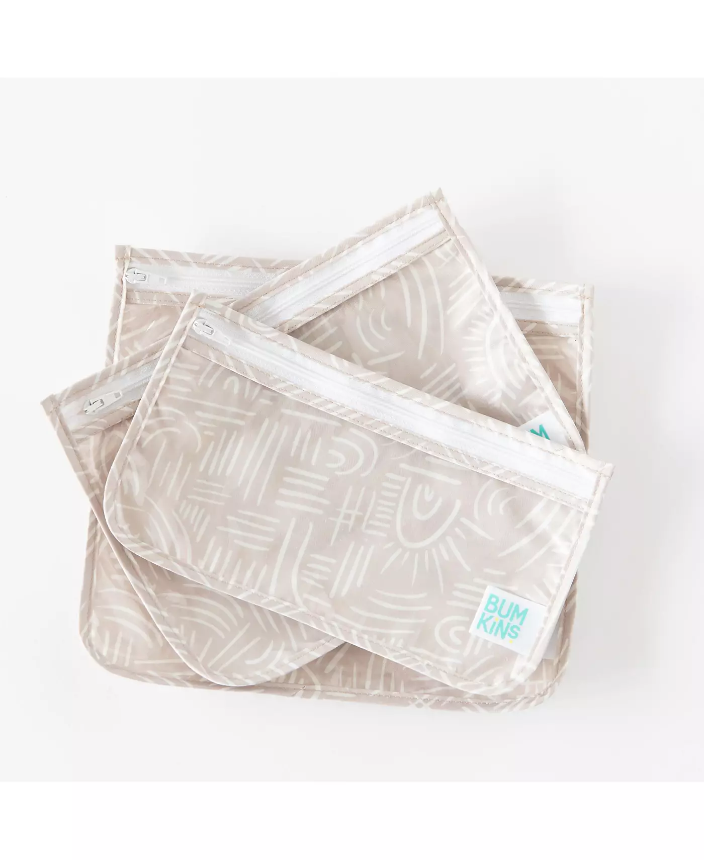 Водонепроницаемая дорожная сумка Bumkins Baby Girls Printed, упаковка из 3 шт.