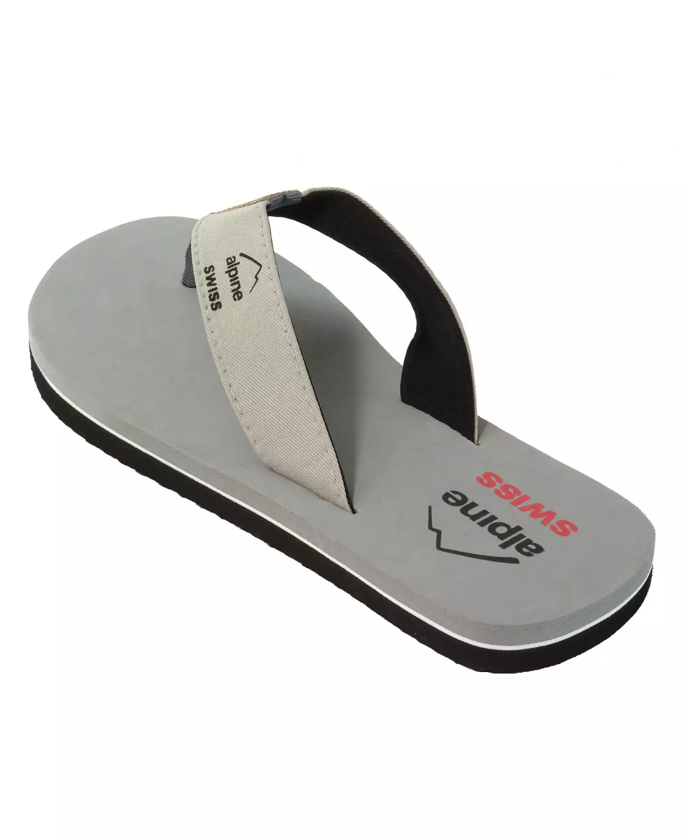 Мужские швейцарские шлепанцы Alpine, пляжные сандалии, подошва EVA, легкие, удобные вьетнамки