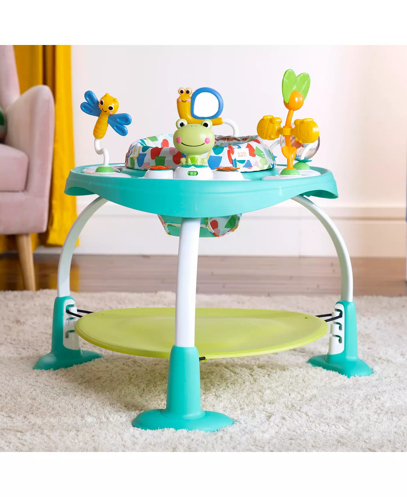 Bright Starts Bounce Bounce Baby™ 2-в-1 игровой столик-прыгун - Playful Pond™