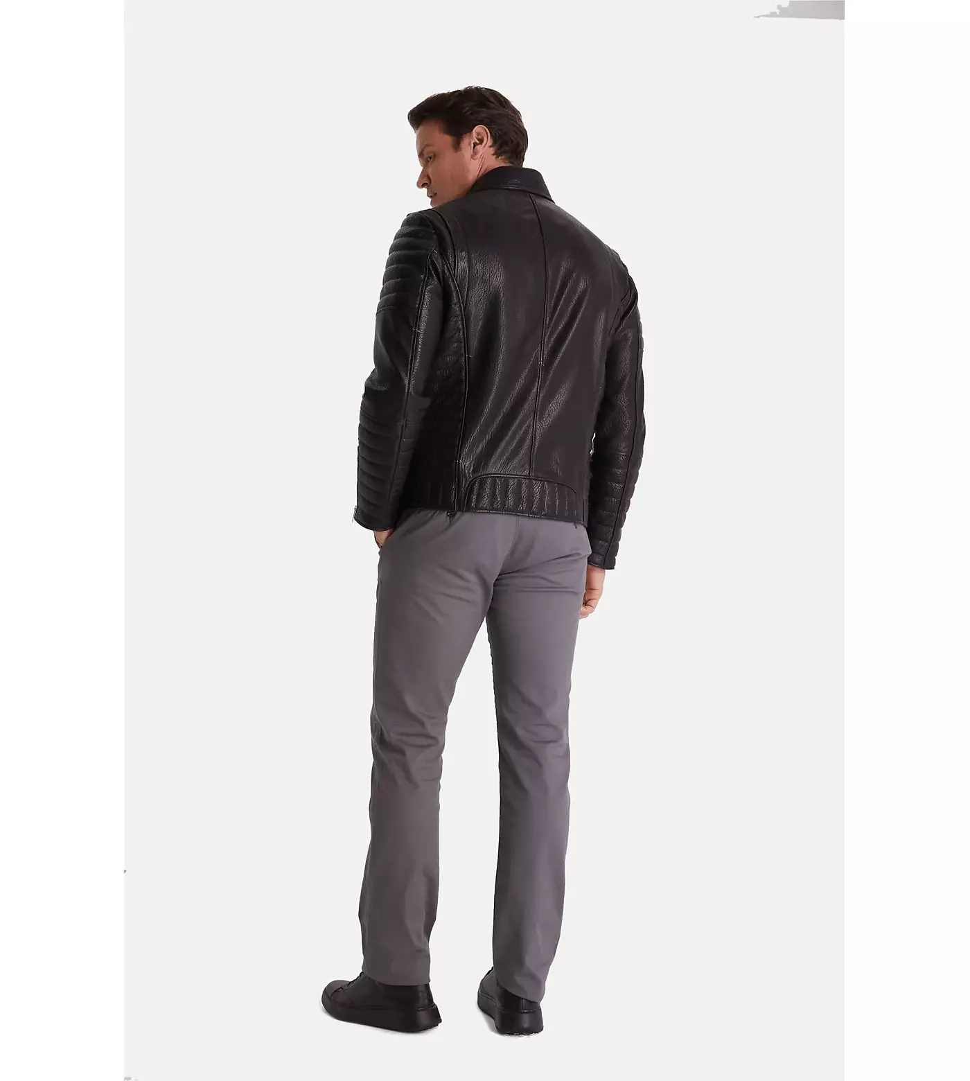 Мужская куртка Furniq UK Biker, черная