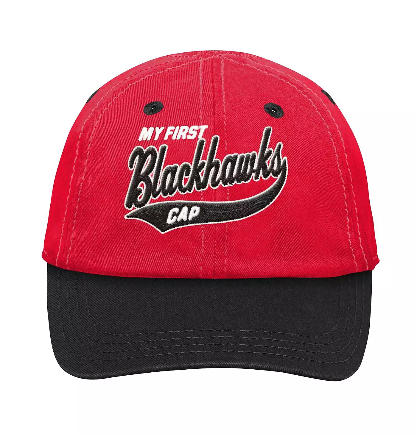 Outerstuff Baby Boys and Girls Red Chicago Blackhawks My First Tail Sweep Slouch Flex Hat