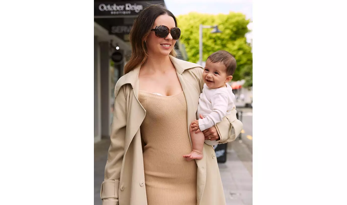 Электрический молокоотсос Momcozy Mobile style двойной