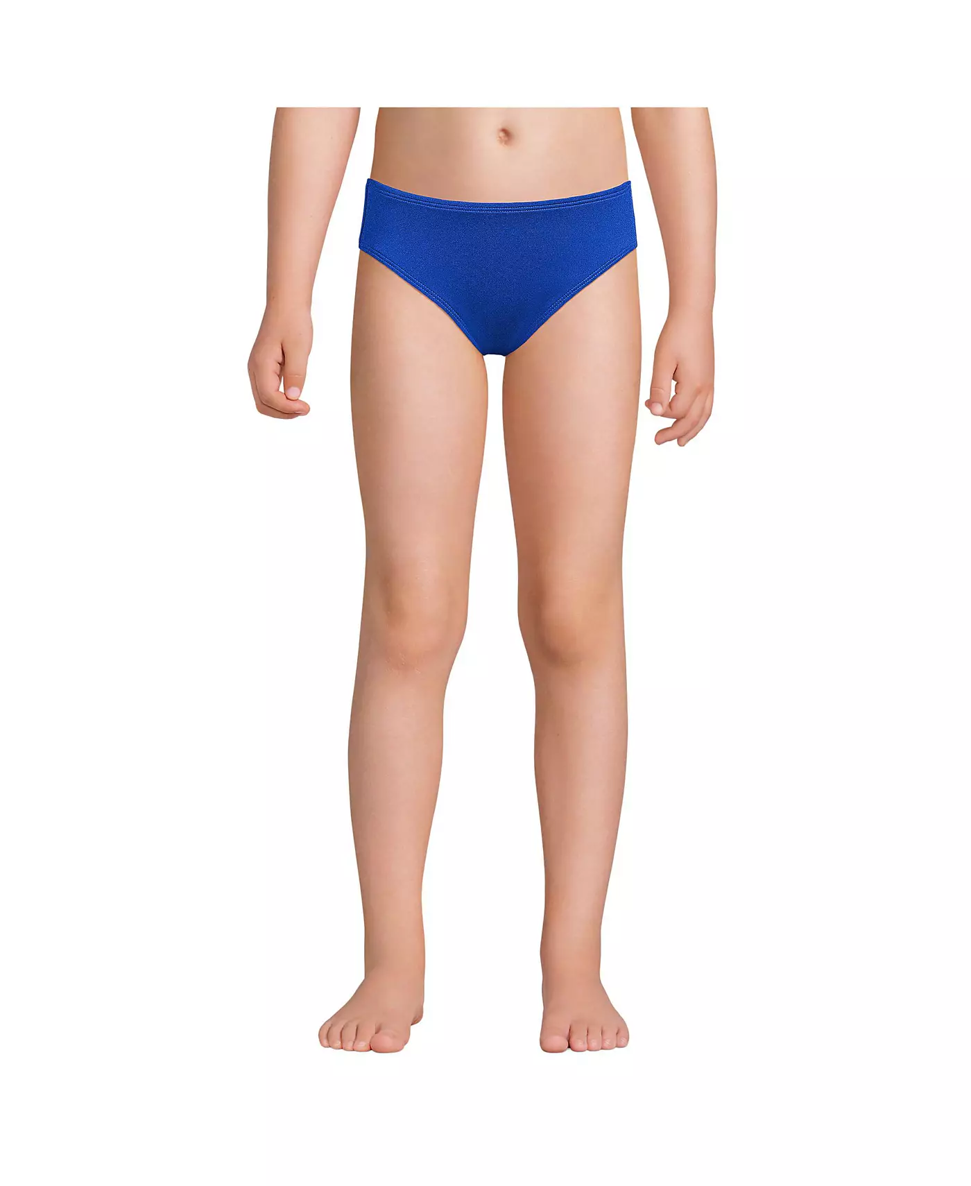 Lands' End Child Girls Plus size Chloril Resistance Bikini Swimsuit Bottoms