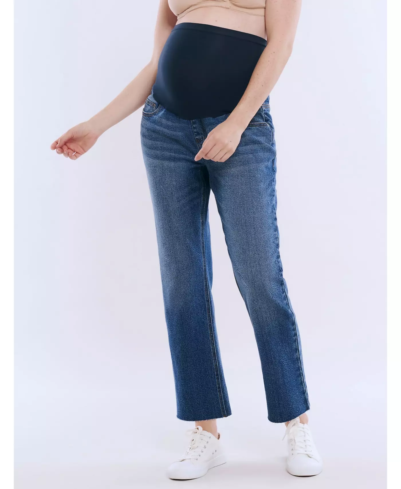 Материнство Материнство Женские Секретные Джинсы Fit Over the Belly Slim Straight Leg Джинсы - Материнство Материнство