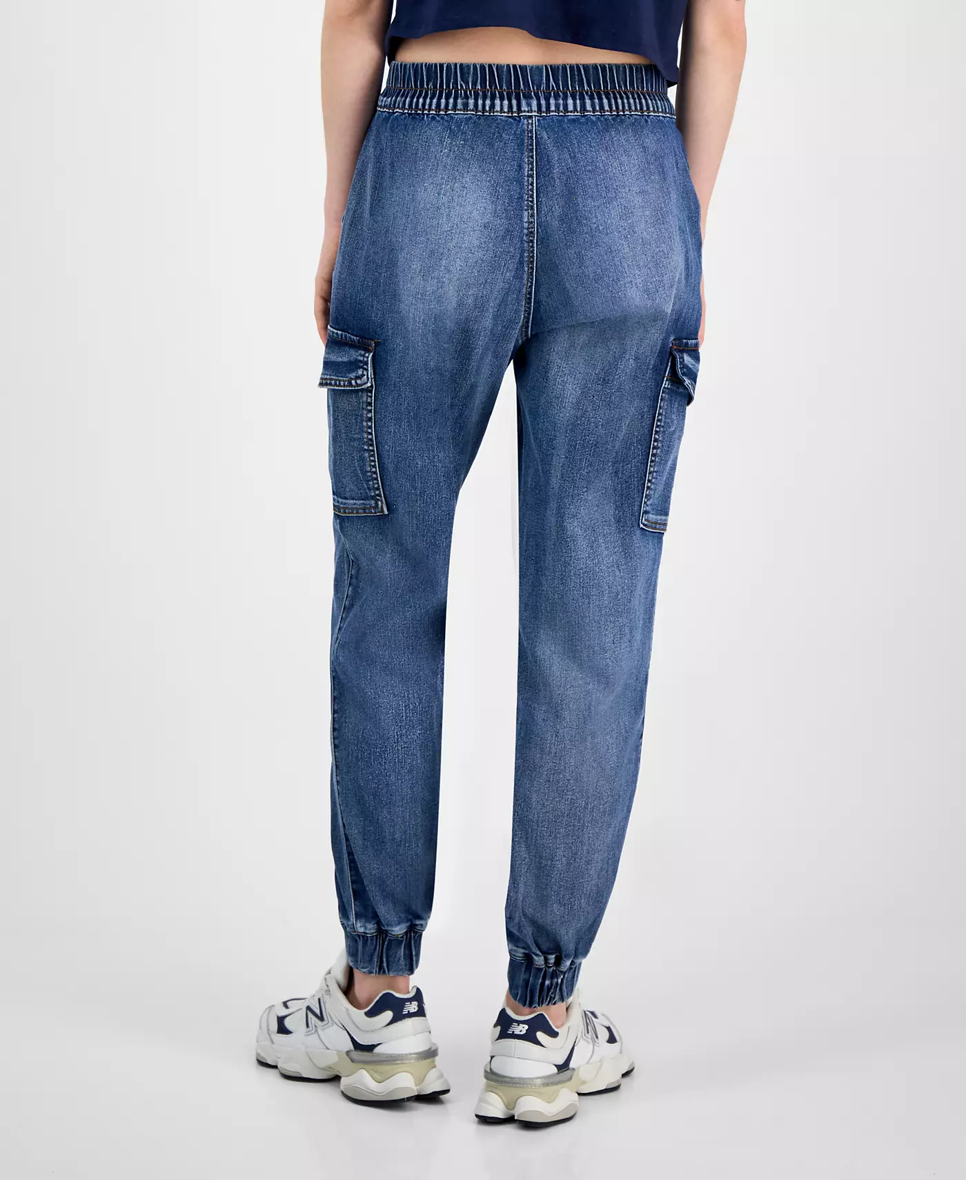 Джинсы-джоггеры Madden Girl Juniors со средней посадкой и двумя пуговицами