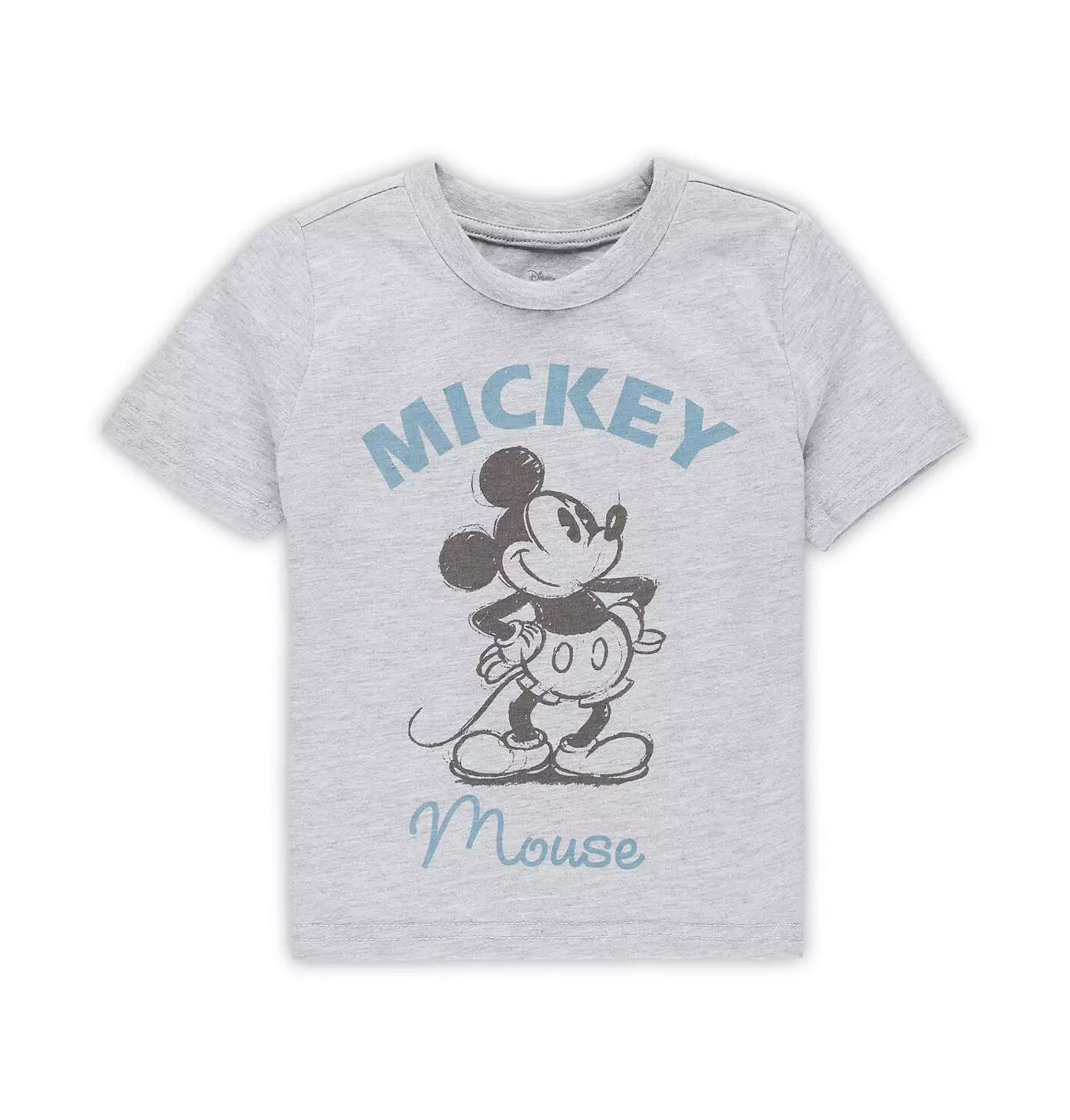 Футболка Mad Engine для мальчиков и девочек Heather Grey с изображением Микки Мауса и надписью «What's Up Pals»