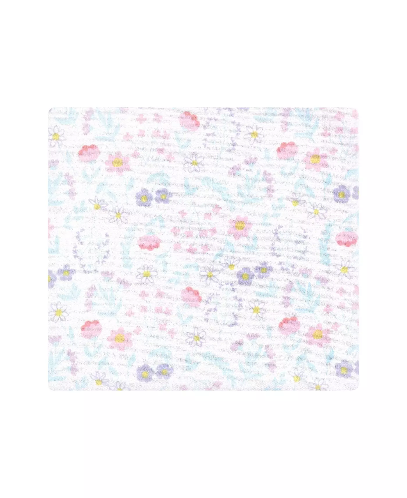 Комплект одеял для новорожденных девочек Hudson Baby из хлопка и полиэфирной фланели, Garden Fairies, один размер