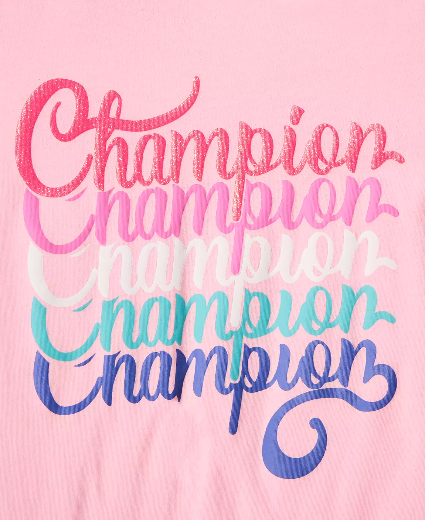 Футболка Champion Big Girls с логотипом и завязкой спереди